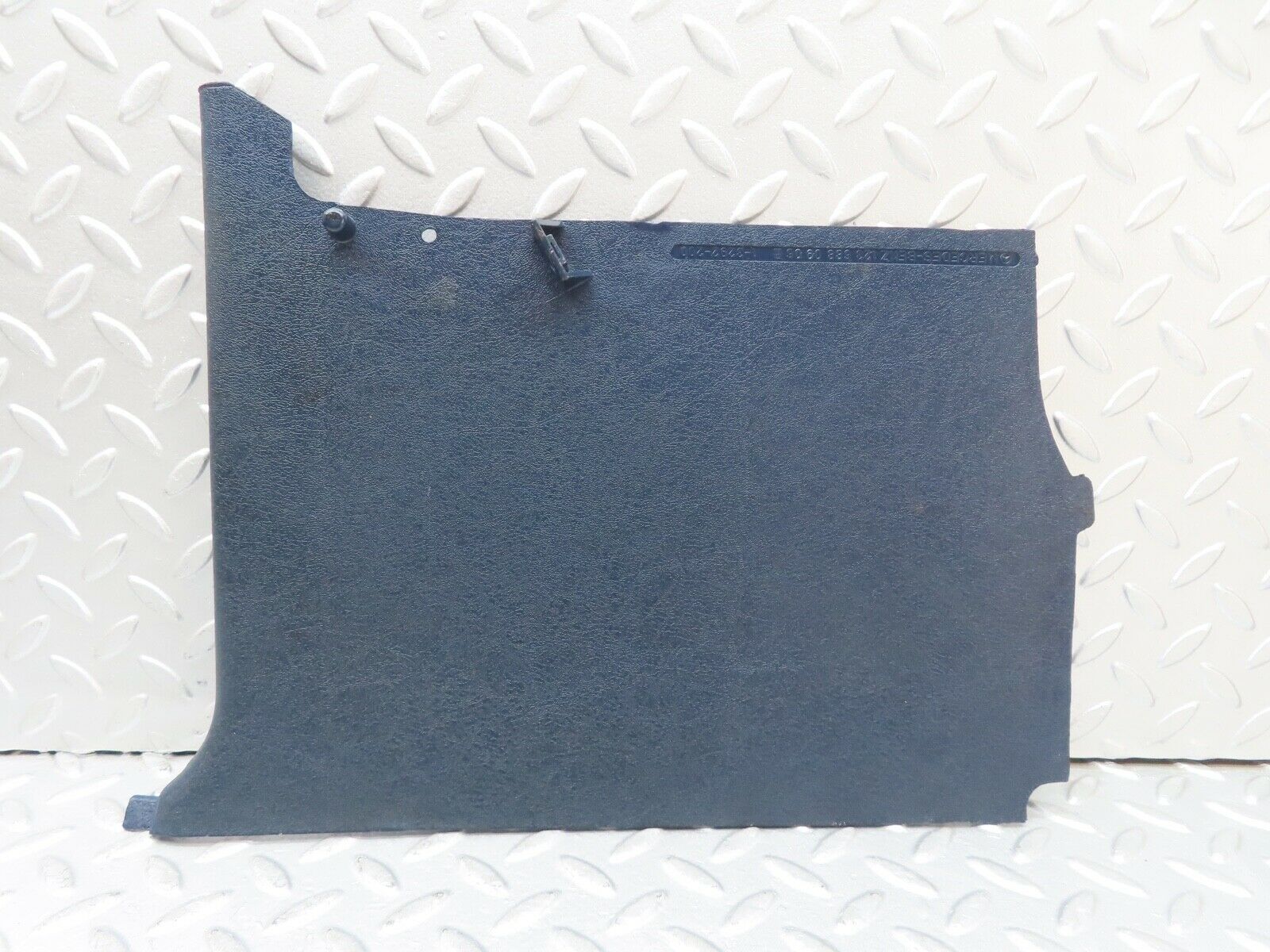 16809 Mercedes-Benz C123 280CE Coupe Front Left Kick Panel Blue 1236880906