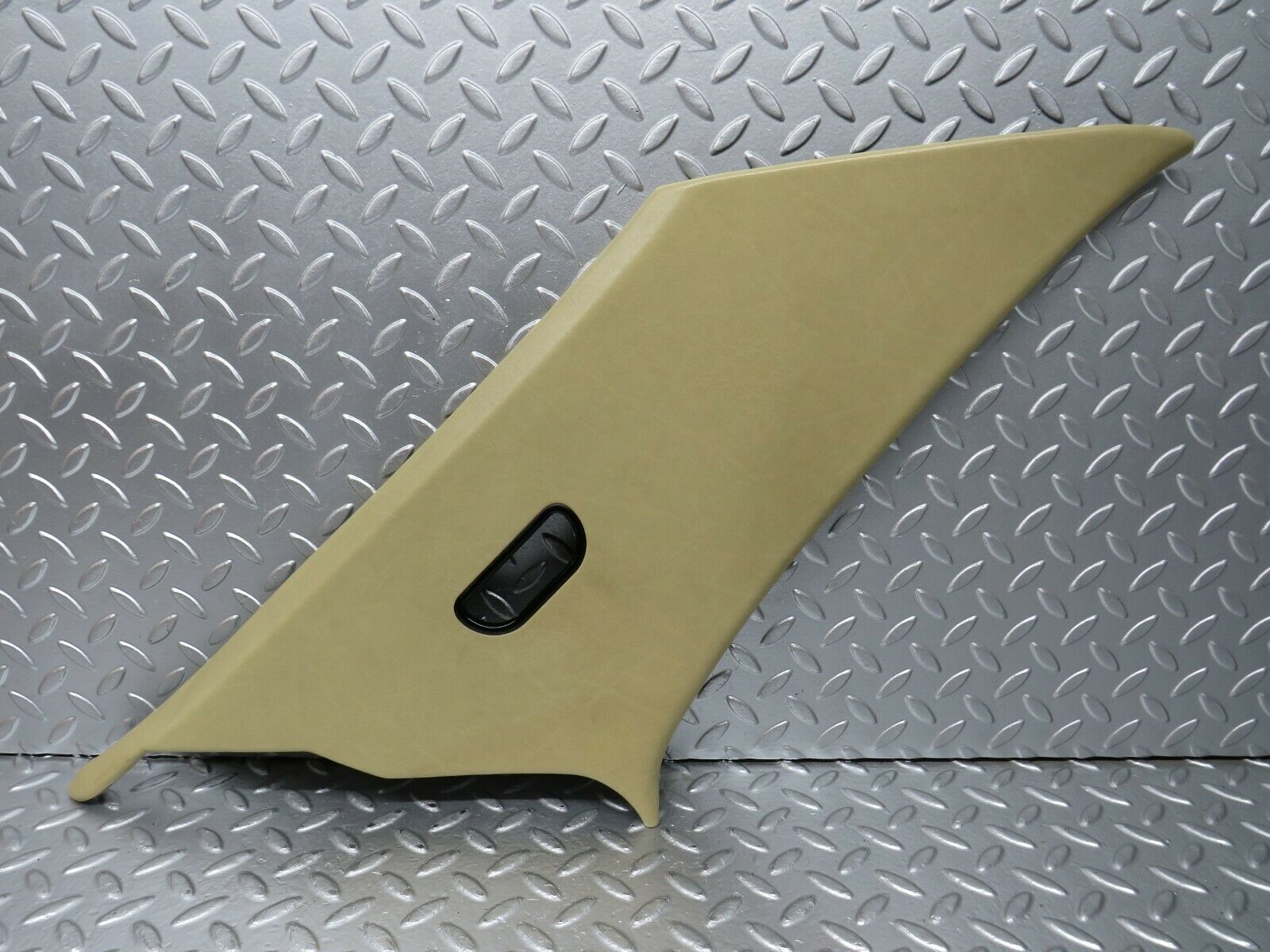 23963 Mercedes-Benz W123 280E C Pillar Cover Panel Left Side Beige 1236900325