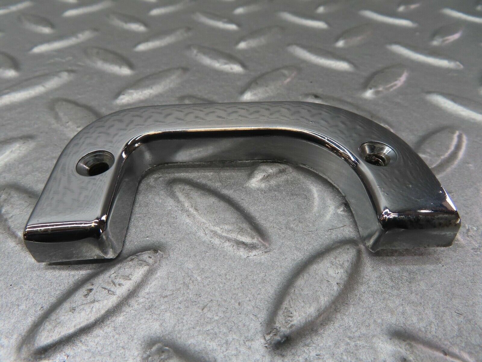 13553 Mercedes-Benz W123 200 Right Interior Chrome Door Latch Trim 1237230224