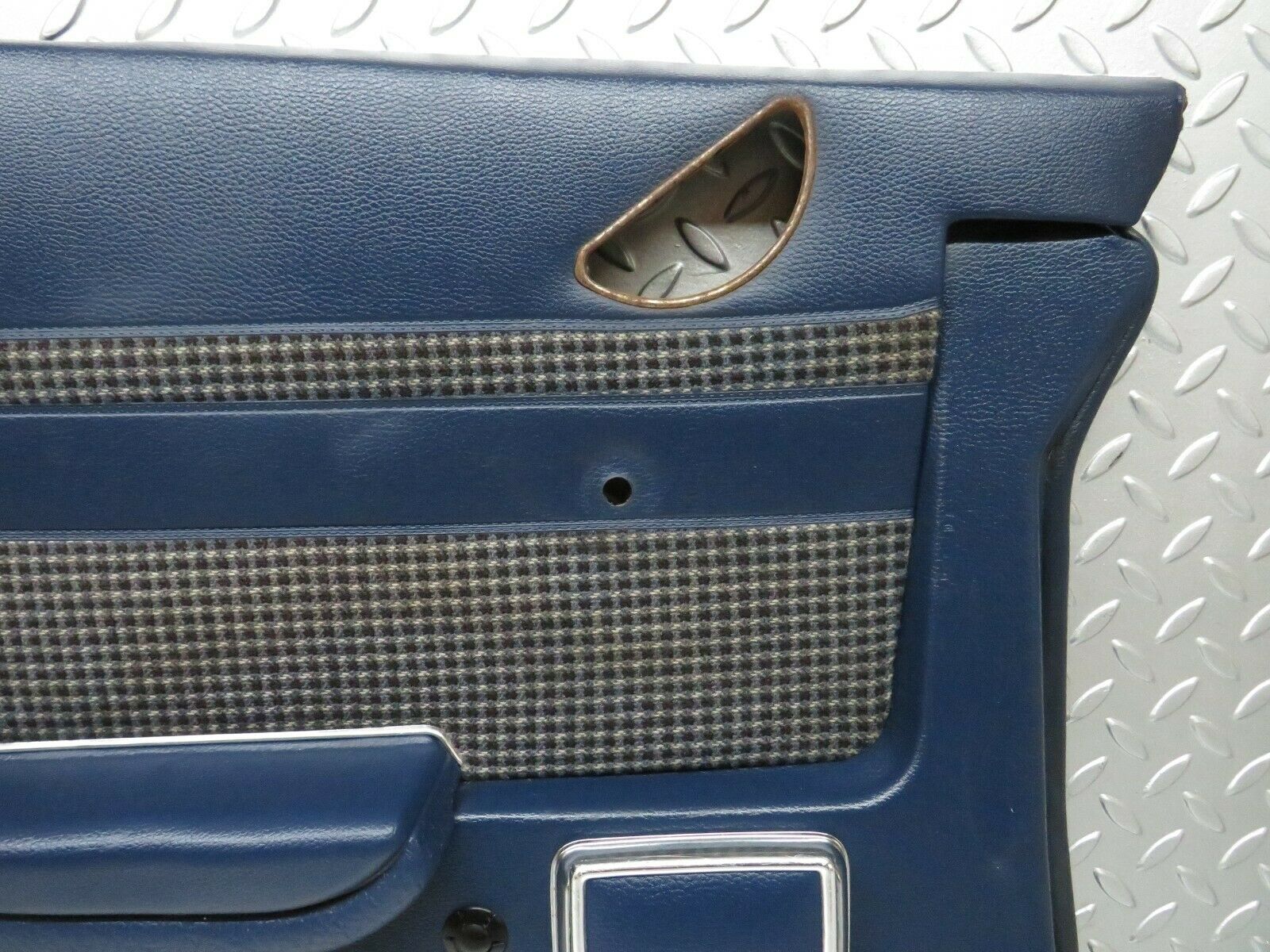 23747 Mercedes-Benz C107 450SLC Coupe Rear Left Card Panel Blue 1076940969