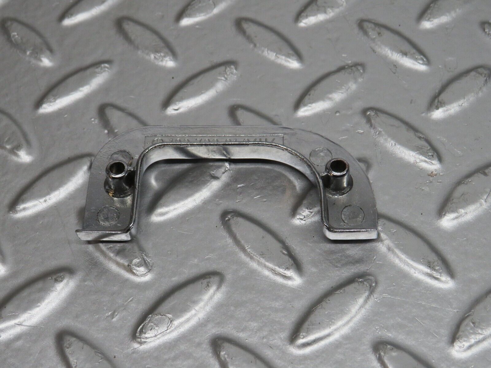 32178 Mercedes-Benz W123 230E Left Interior Chrome Door Latch Trim 1237230124