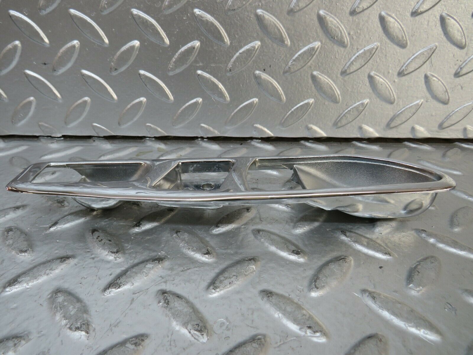 23734 Mercedes-Benz C107 450SLC Interior Door Handle Chrome Surround Left Side