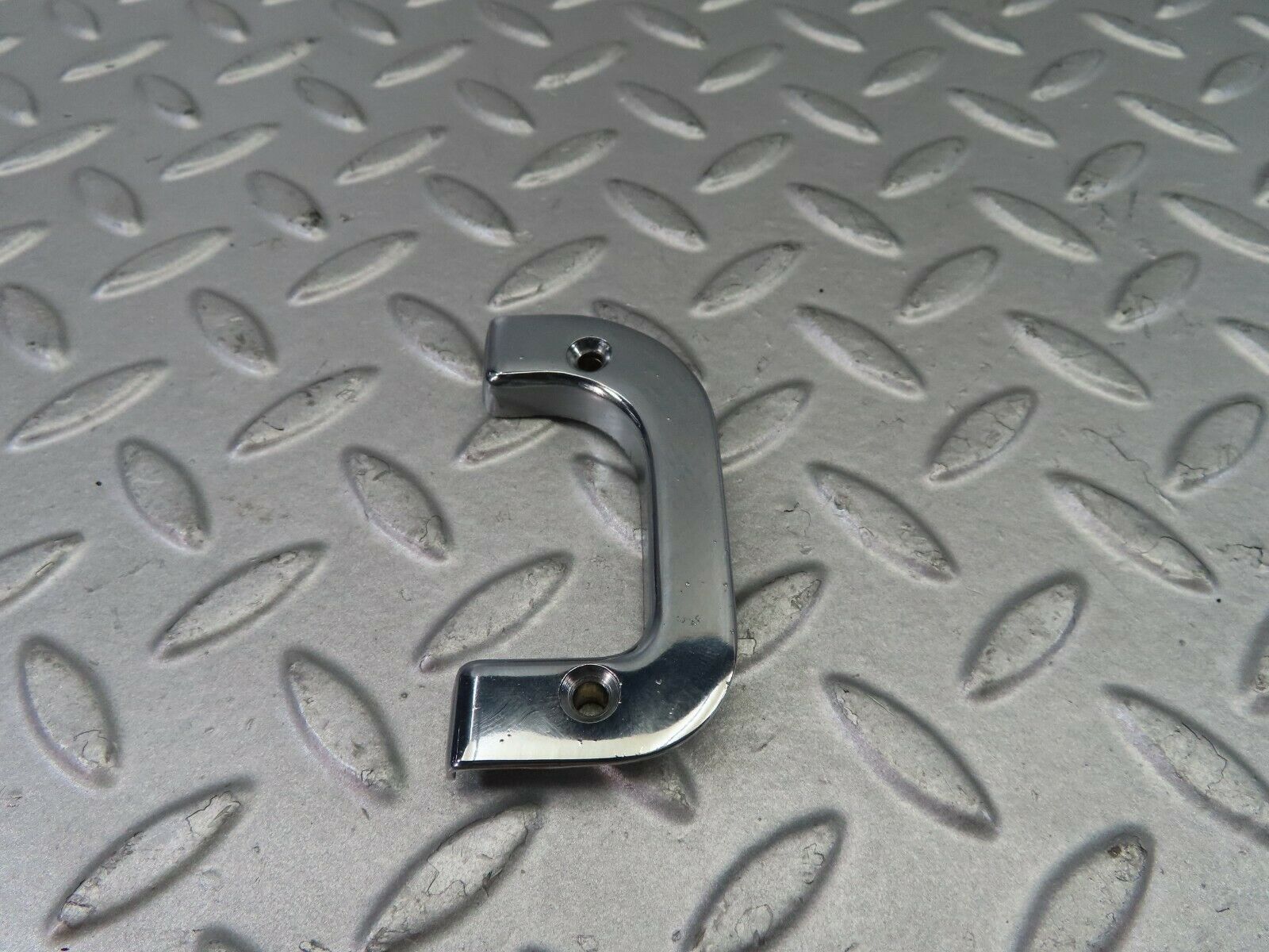 7617 Mercedes-Benz S123 230TE Wagon Left Chrome Door Latch Trim 1237230124