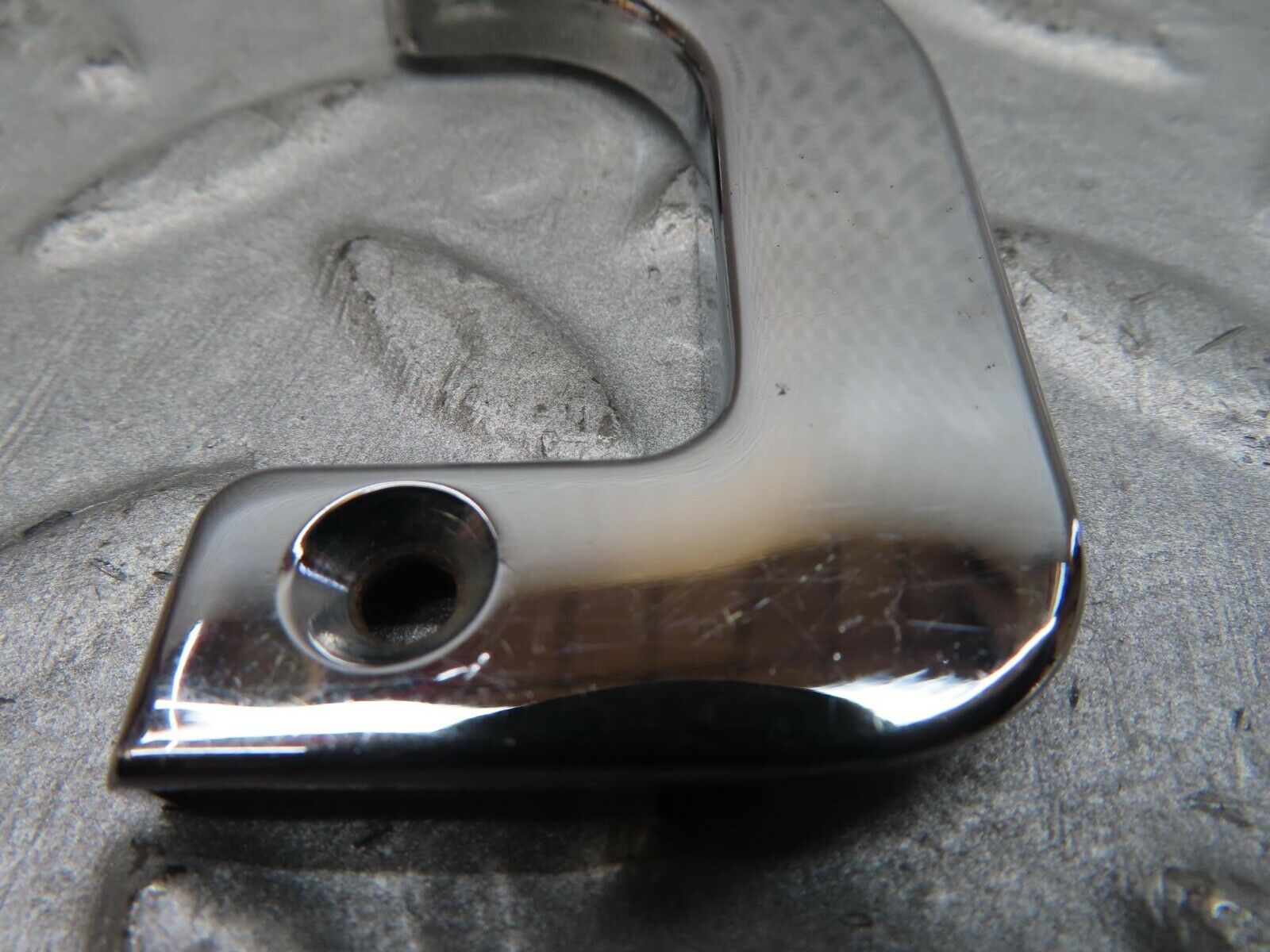 12317 Mercedes-Benz W108 W111 280SE 3.5 Door Latch Interior Chrome Trim Left