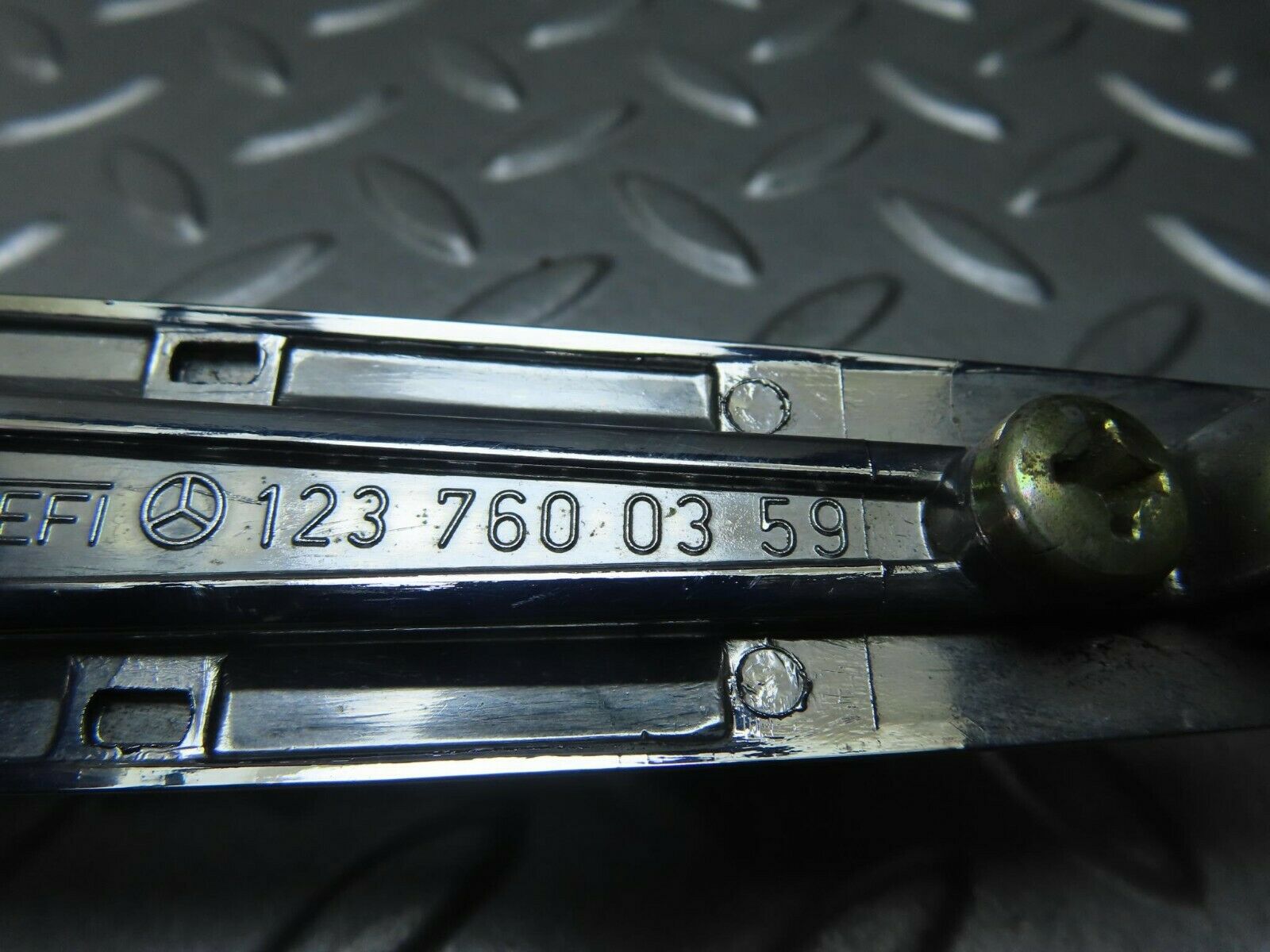 8758 Mercedes-Benz W123 Exterior Chrome Door Handle Rear Right 1237600359