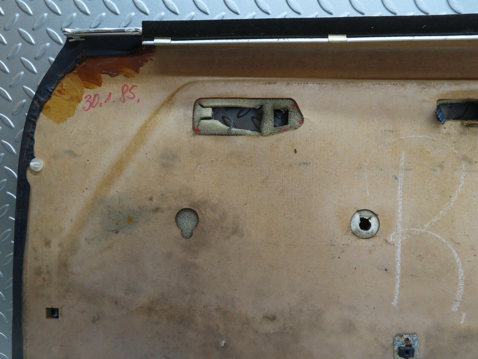 16808 Mercedes-Benz C123 280CE Coupe Front Left Door Card Blue