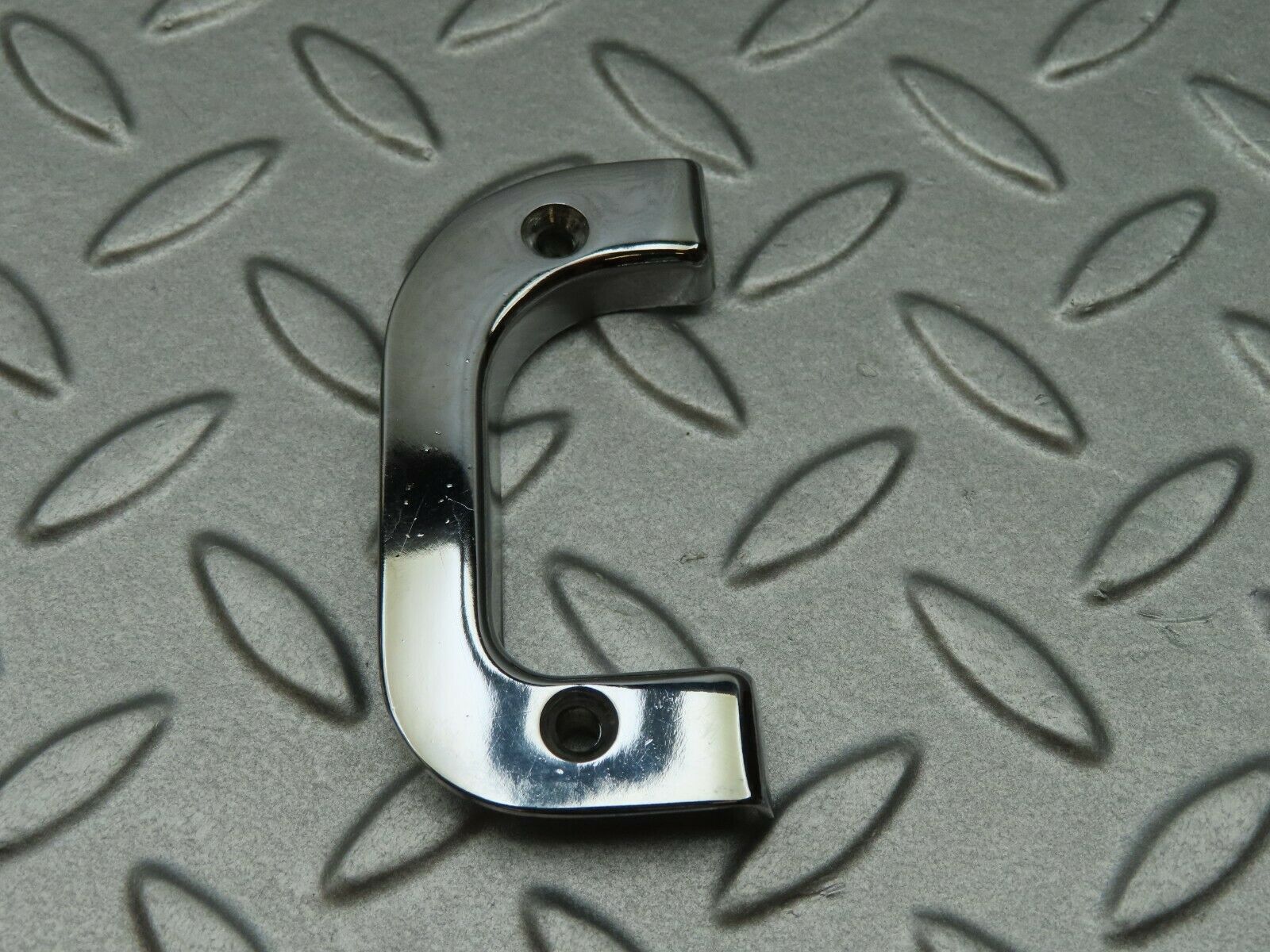 4528 Mercedes-Benz W123 230E Right Interior Chrome Door Latch Trim 1237230224