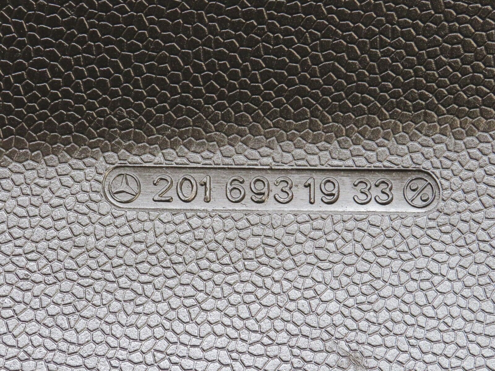 33752 Mercedes-Benz W201 190E 2.0L Trunk Cover Panel Left Side 2016931933