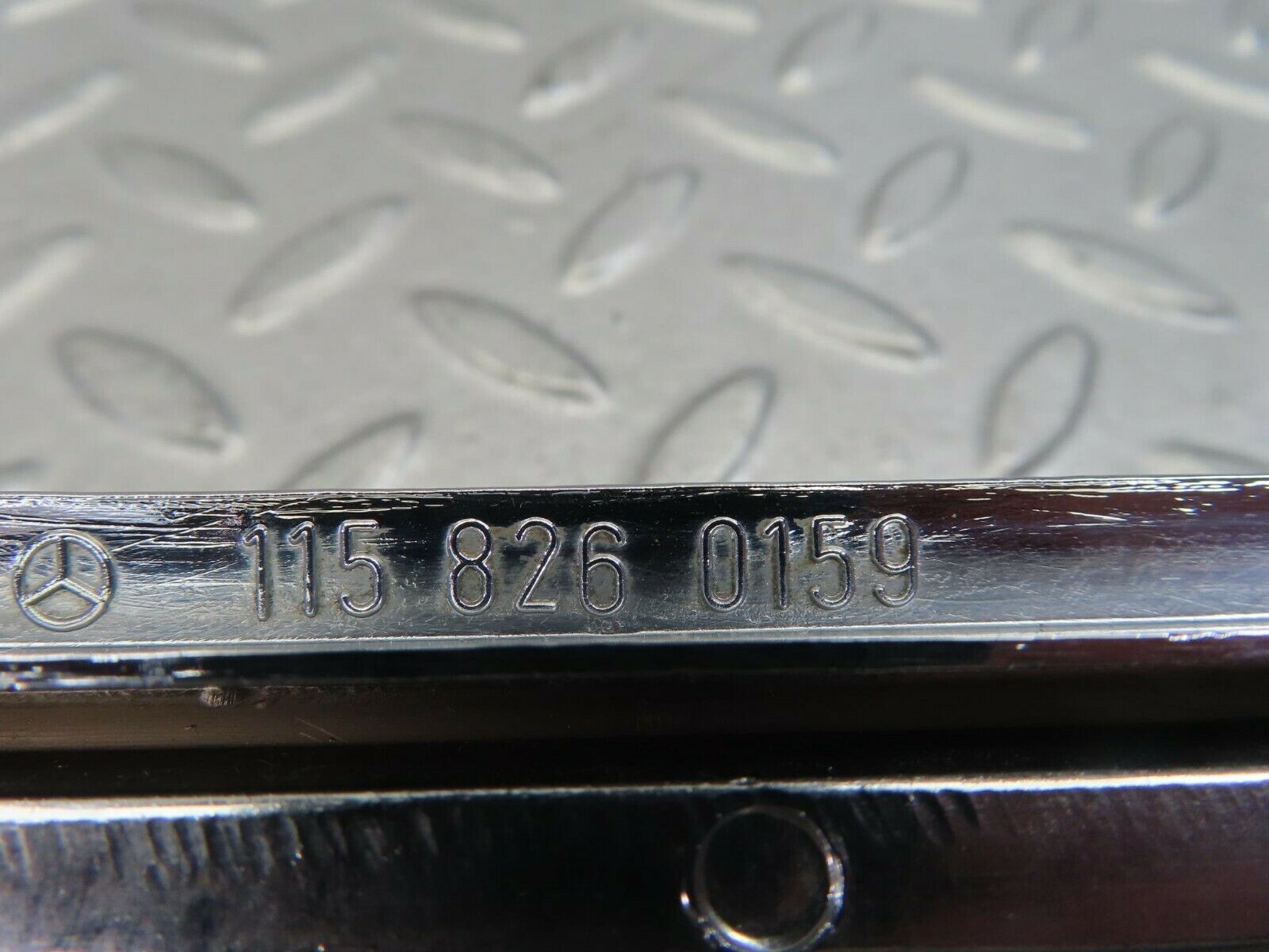 8508 Mercedes-Benz W115 Tail Light Chrome Frame Left 1158260159