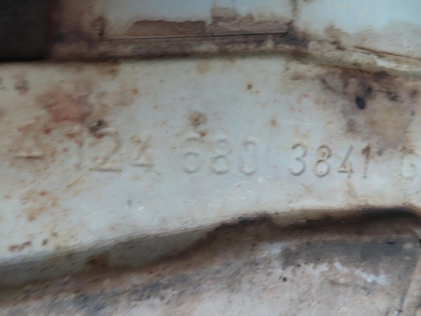 16526 Mercedes-Benz W124 260E Rear Floor Carpet Grey 1246803841