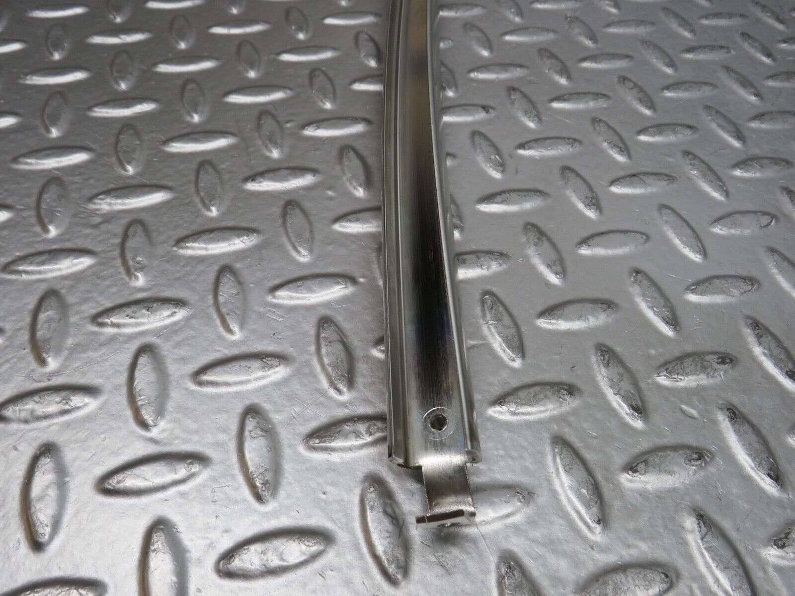 29640 Mercedes-Benz W123 230E Rear Left Door Chrome Window Channel