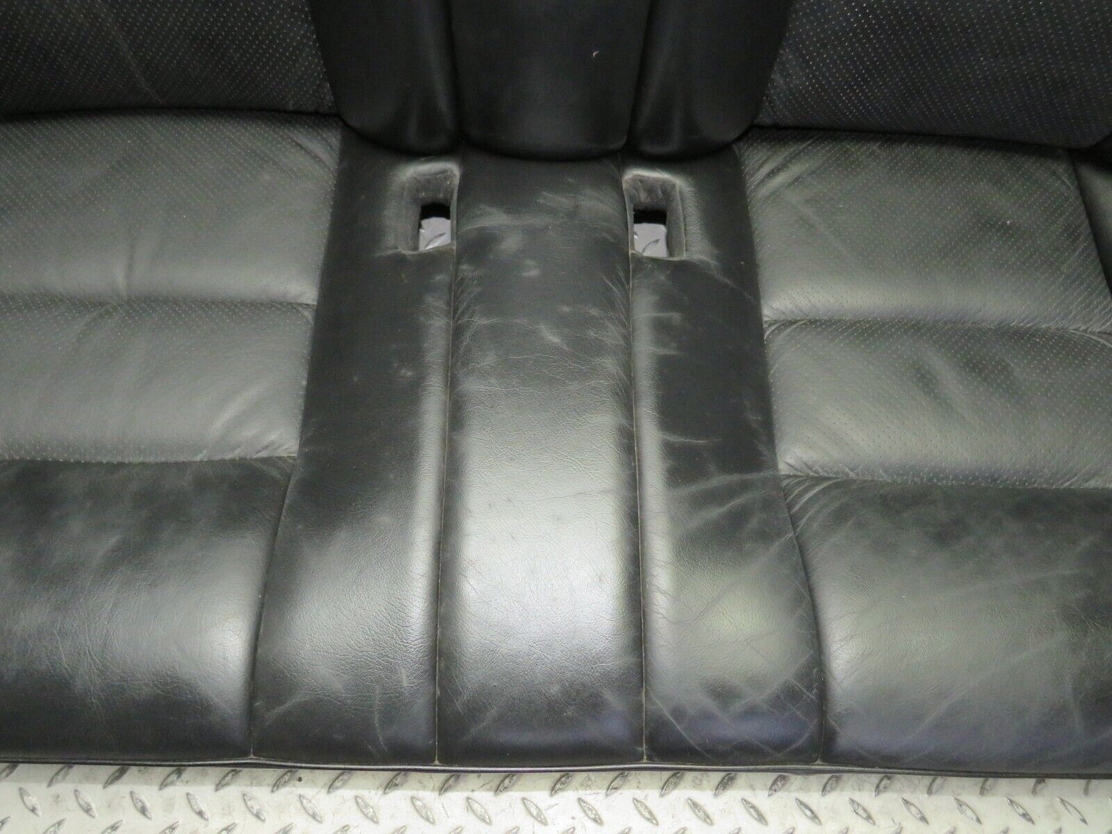 37878 Mercedes-Benz A124 320E Cabriolet Rear Seat Leather Black 1249203116