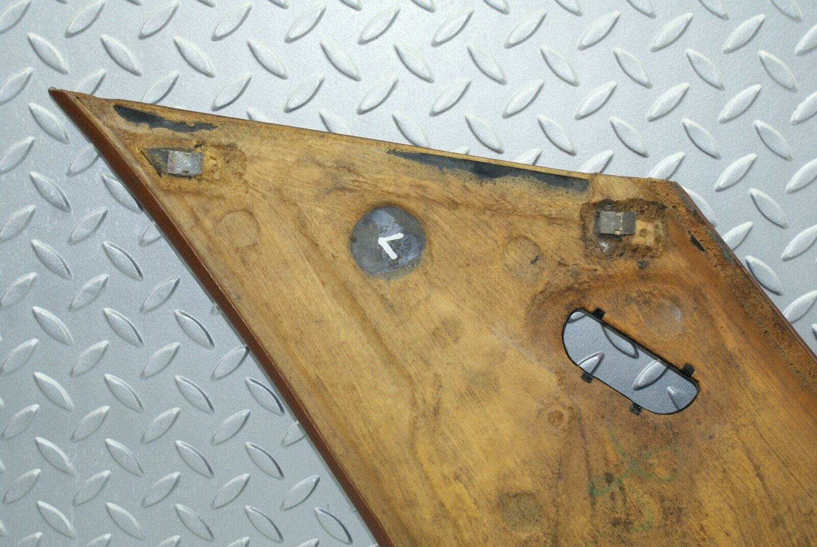 2673 Mercedes-Benz W116 350SE C Pillar Panel Left Side Brown