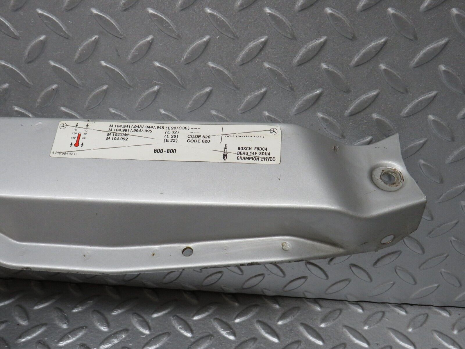 39440 Mercedes-Benz R129 320SL Coupe Bonnet Lock Carrier Panel 2105844217