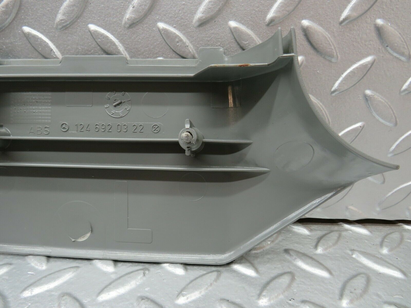 24194 Mercedes-Benz S124 220TE B Pillar Lower Cover Left Side 1246920322