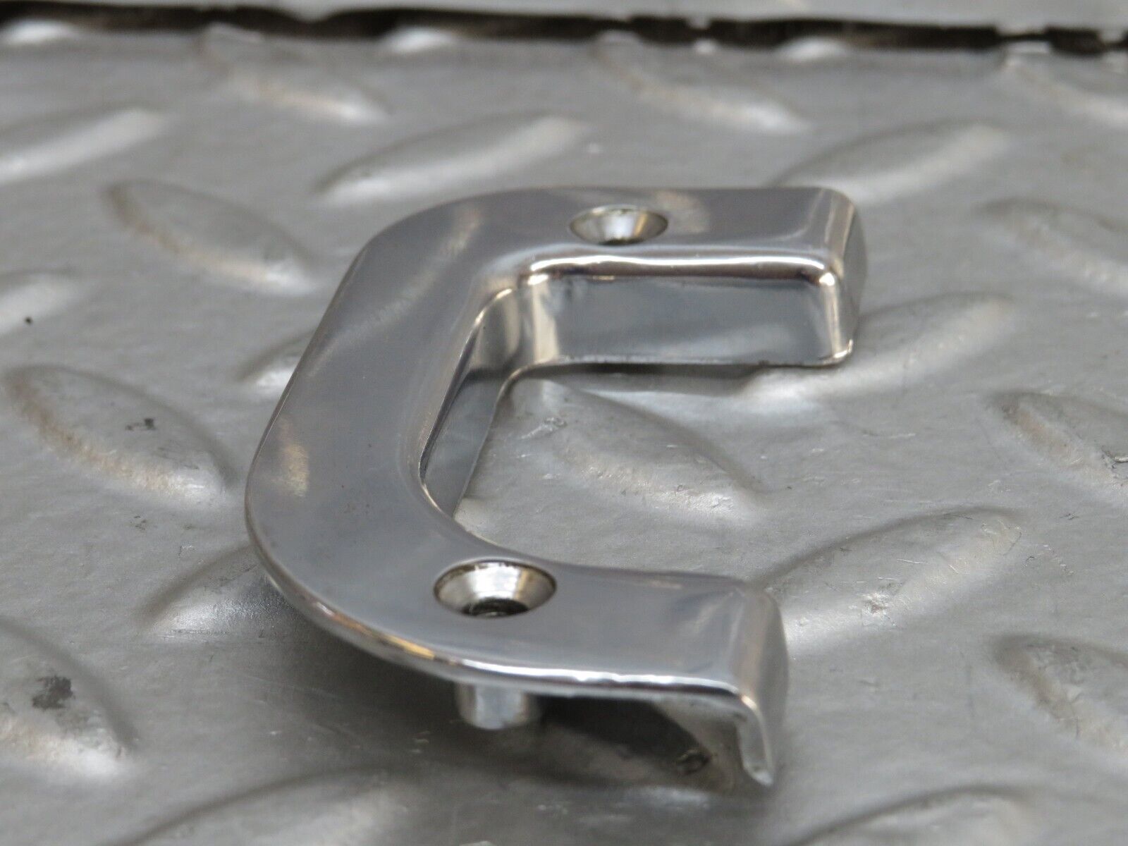 28282 Mercedes-Benz S123 240D Wagon Left Interior Chrome Latch Trim 1237230124