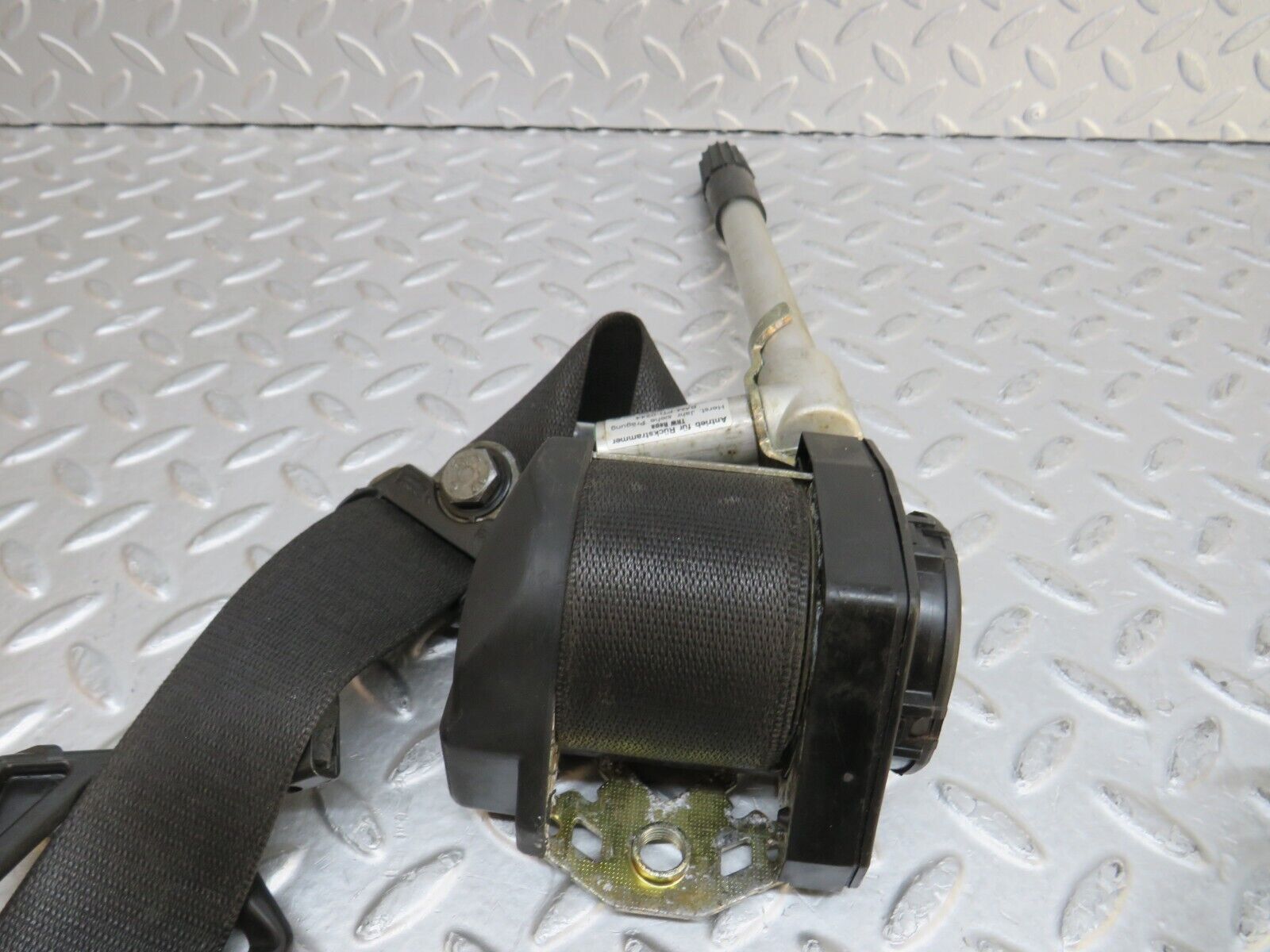 37163 Mercedes-Benz C126 420SEC Coupe Front Right Seat Belt With Buckles 1268806886