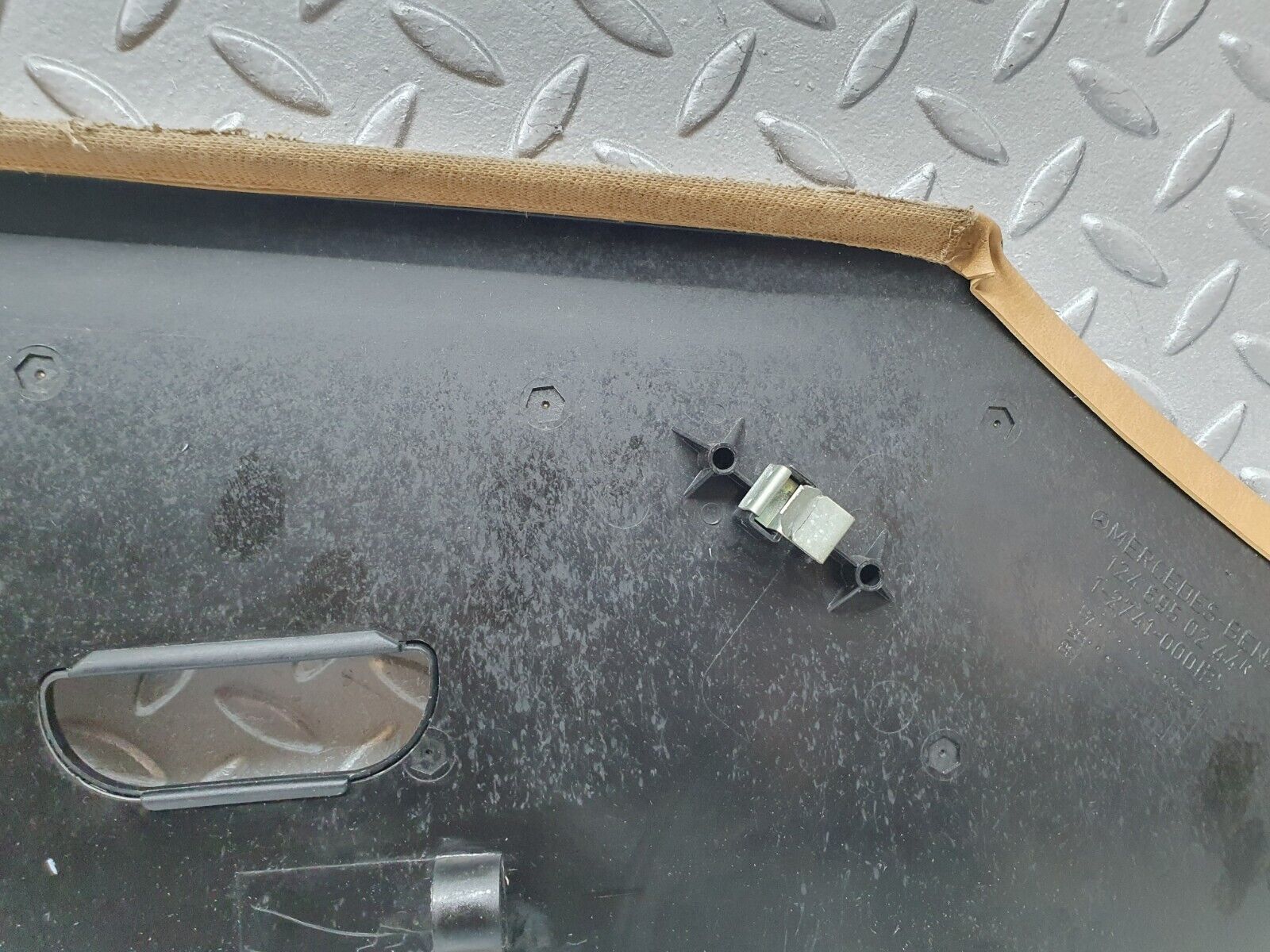 41381 Mercedes-Benz W124 200E C Pillar Cover Panel Right Palomino 1246950244