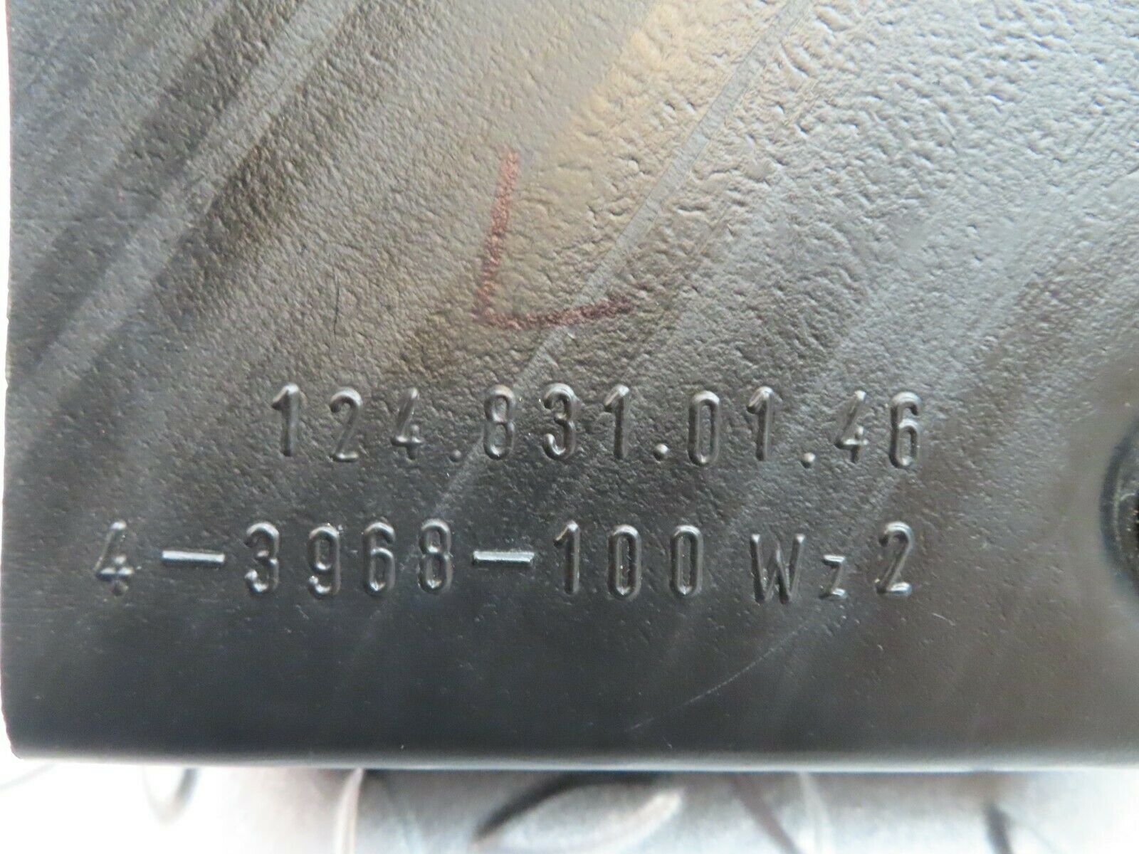 5387 Mercedes-Benz W124 230E Heater Air Duct Vent Left Side 1248310146