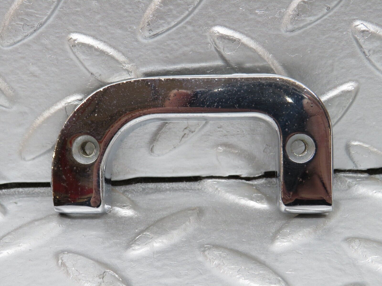 30998 Mercedes-Benz W123 200D Left Interior Chrome Door Latch Trim 1237230124