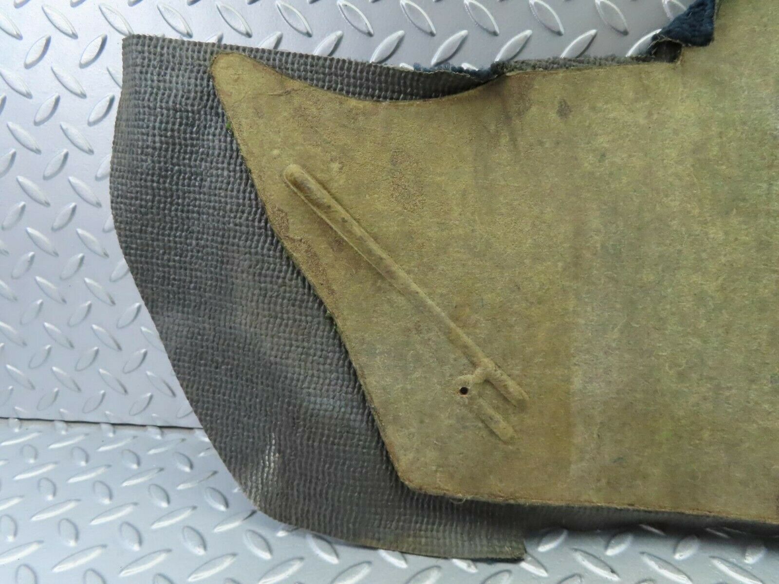 9705 Mercedes-Benz C123 280CE Coupe Centre Console Carpet Right Side Blue