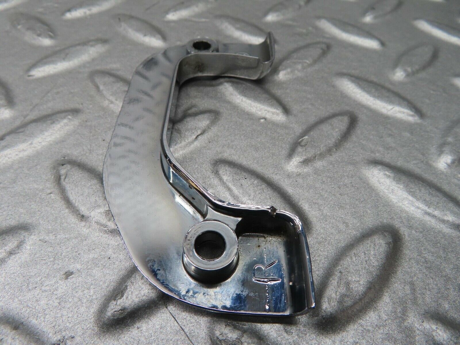 14452 Mercedes-Benz W116 350SE Right Interior Chrome Door Latch Trim