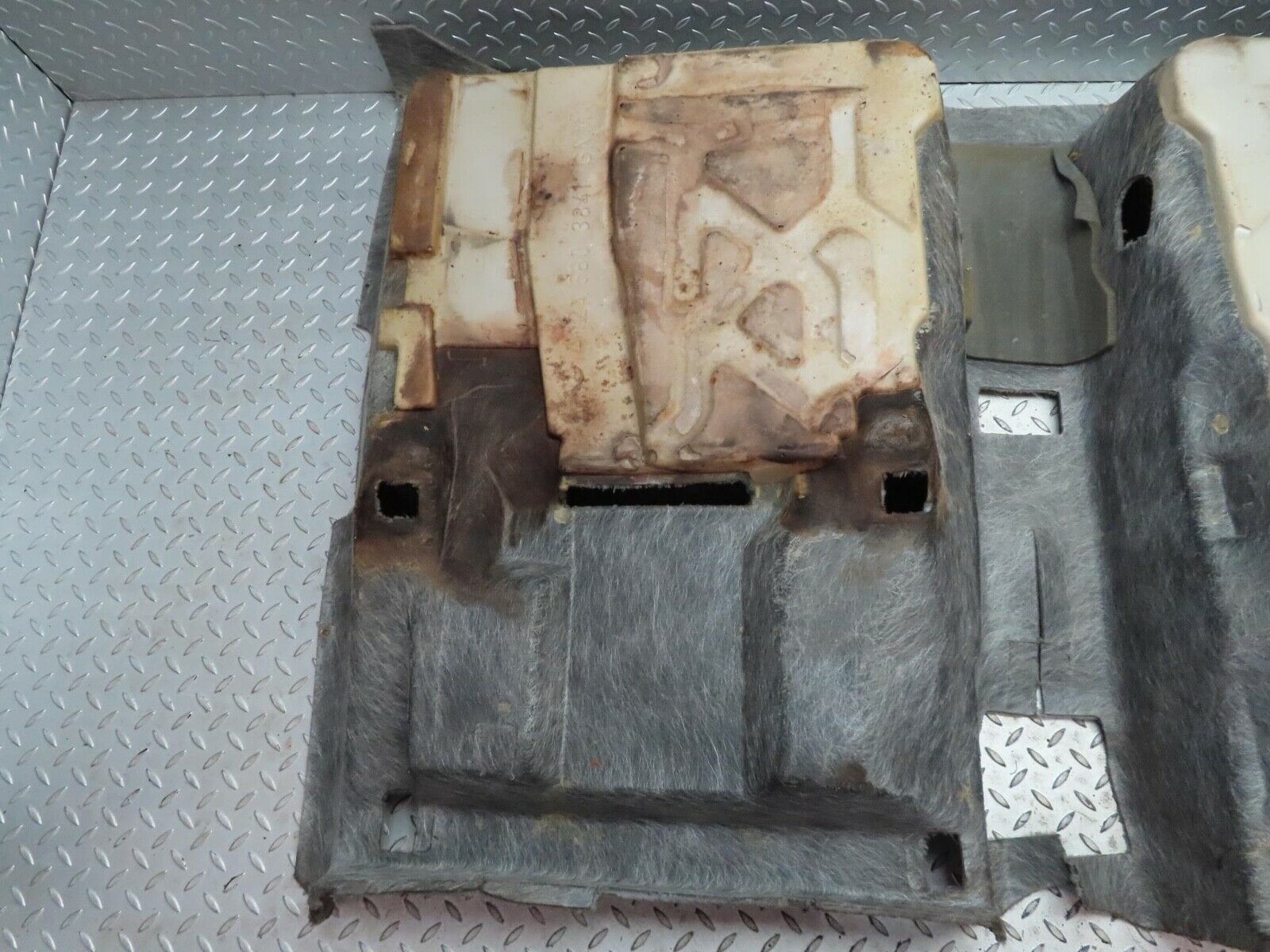 16526 Mercedes-Benz W124 260E Rear Floor Carpet Grey 1246803841