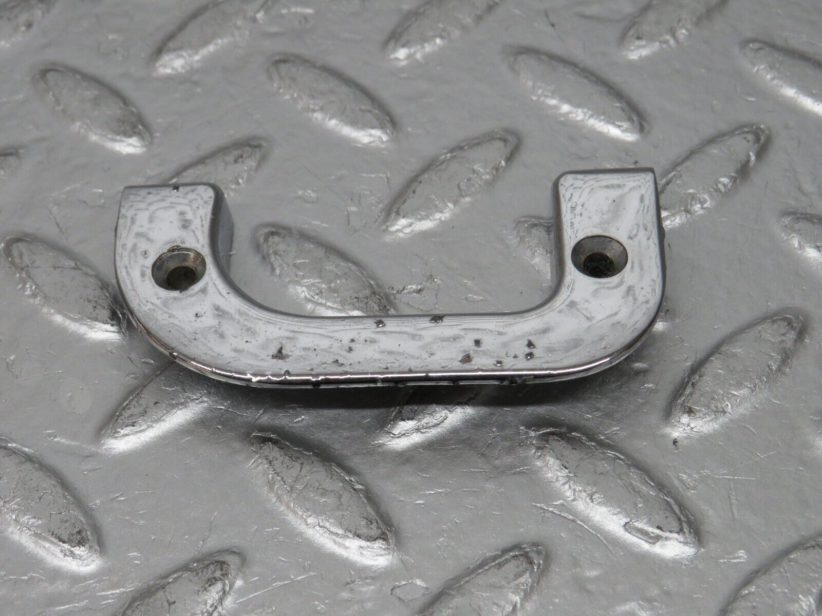 31000 Mercedes-Benz W123 200D Right Interior Chrome Door Latch Trim 1237230224