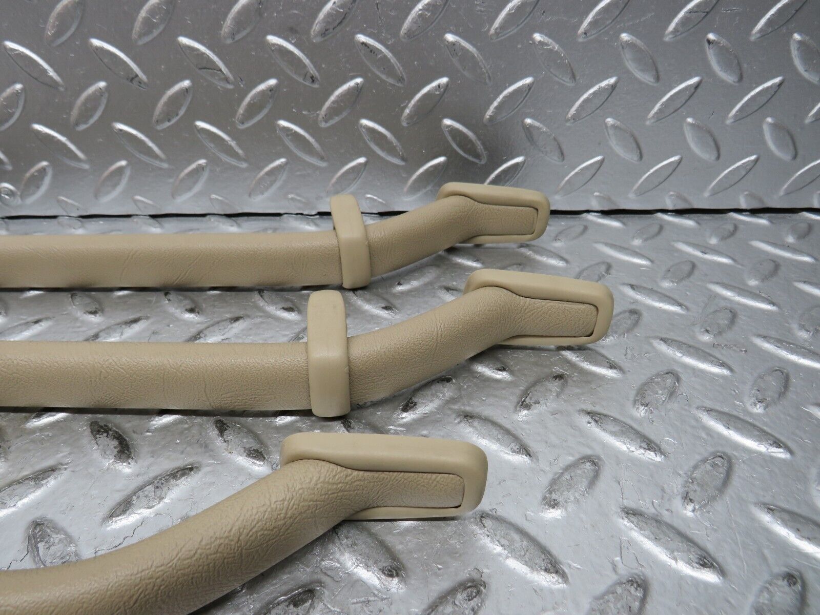 27609 Mercedes-Benz S124 300TE Wagon Interior Roof Grab Handle Set Beige