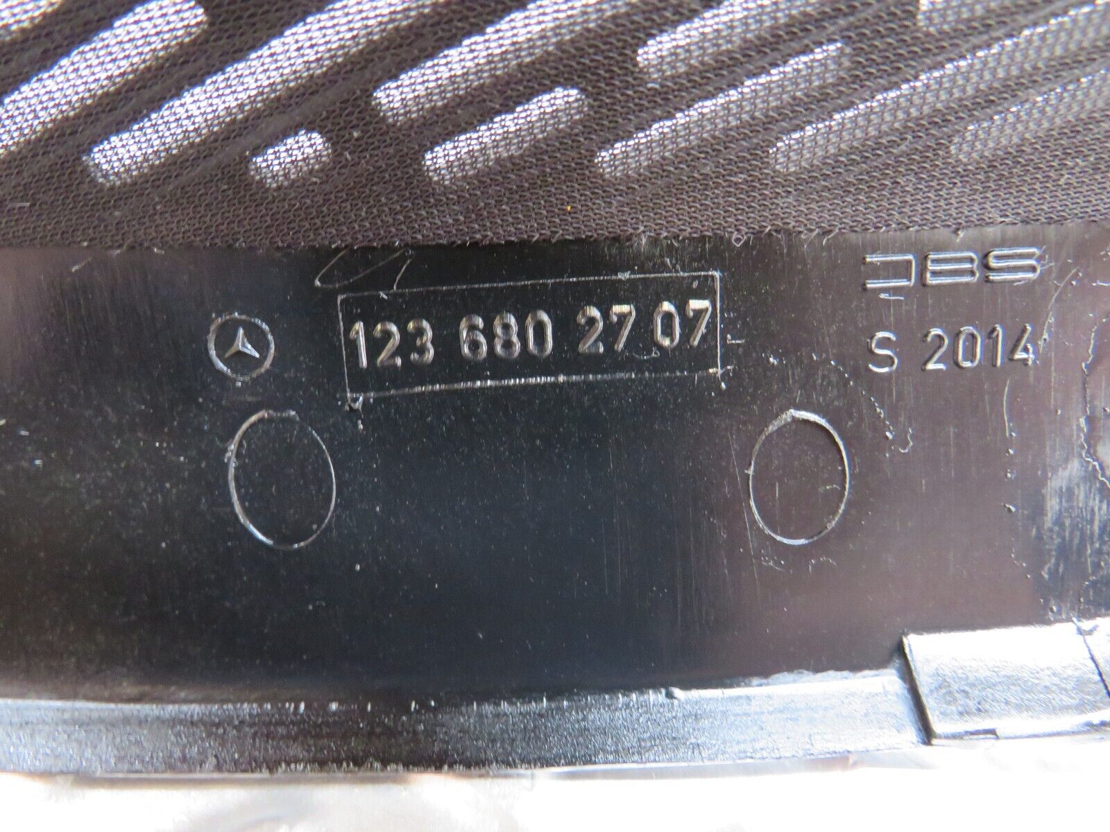 25407 Mercedes-Benz W123 200 Front Left Speaker Cover 1236802707