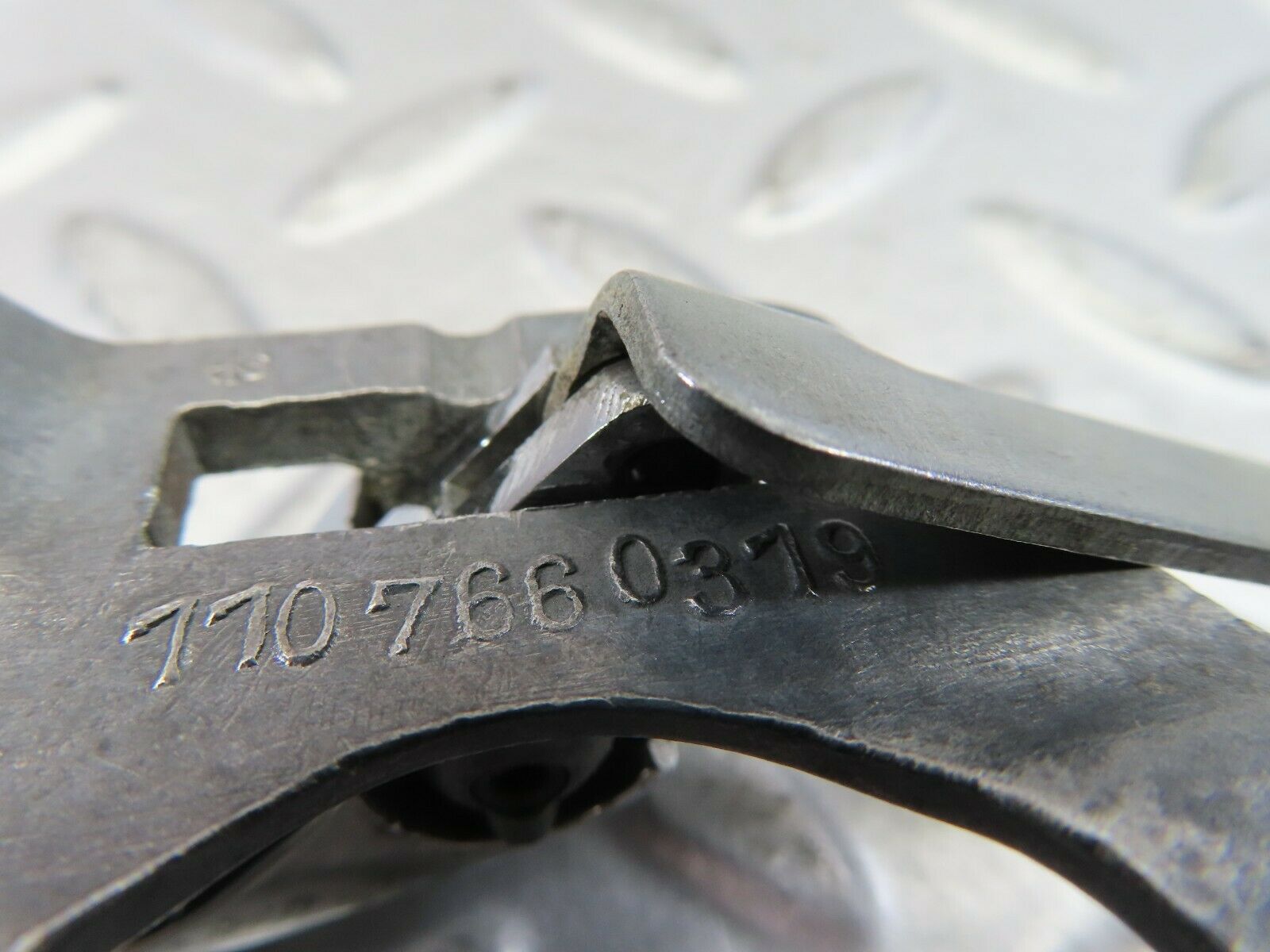 9215 Mercedes-Benz W114 Left Interior Door Handle Chrome 1107660309