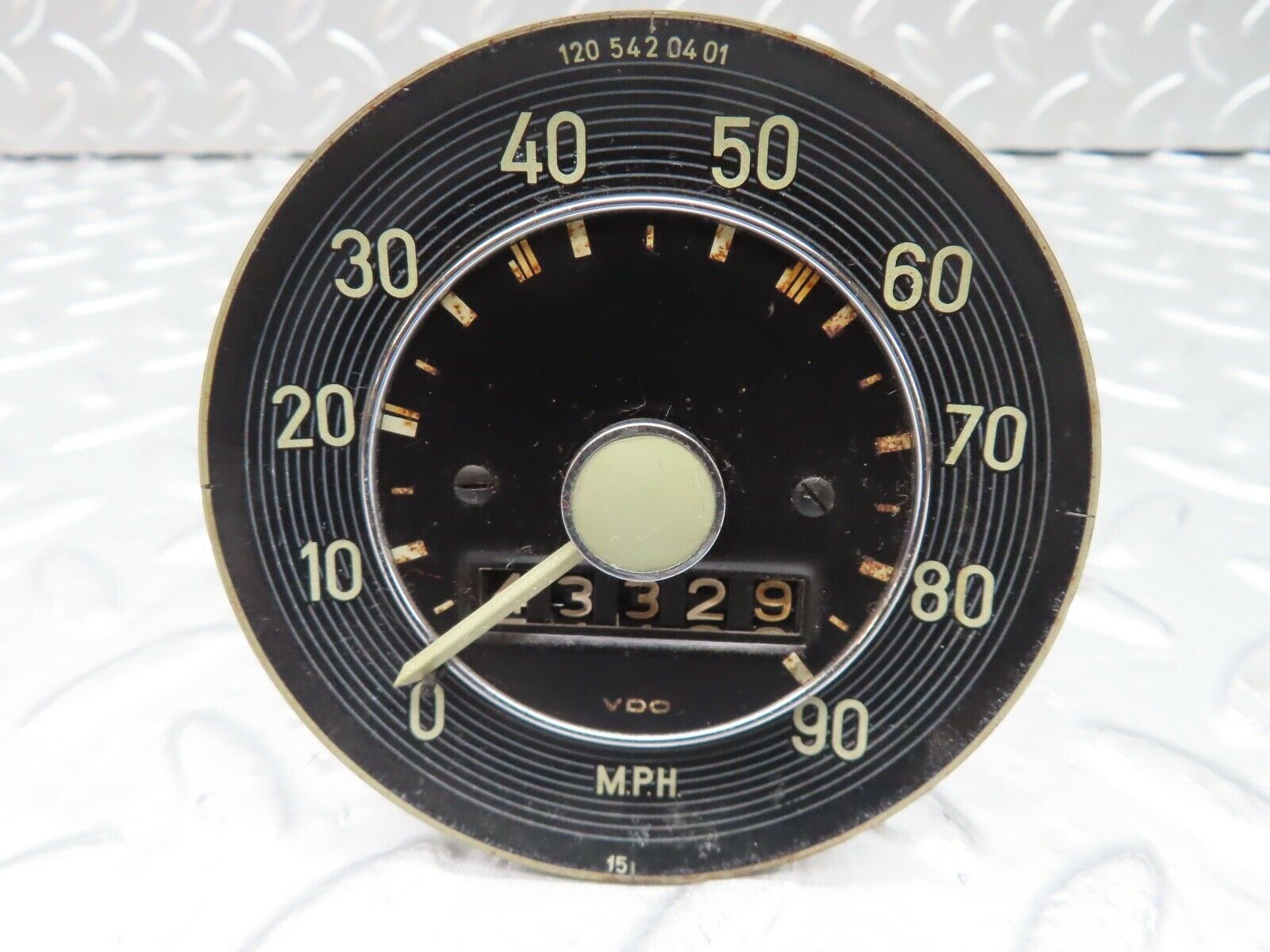 19814 Mercedes-Benz W120 W121 Ponton Speedometer VDO 1205420401