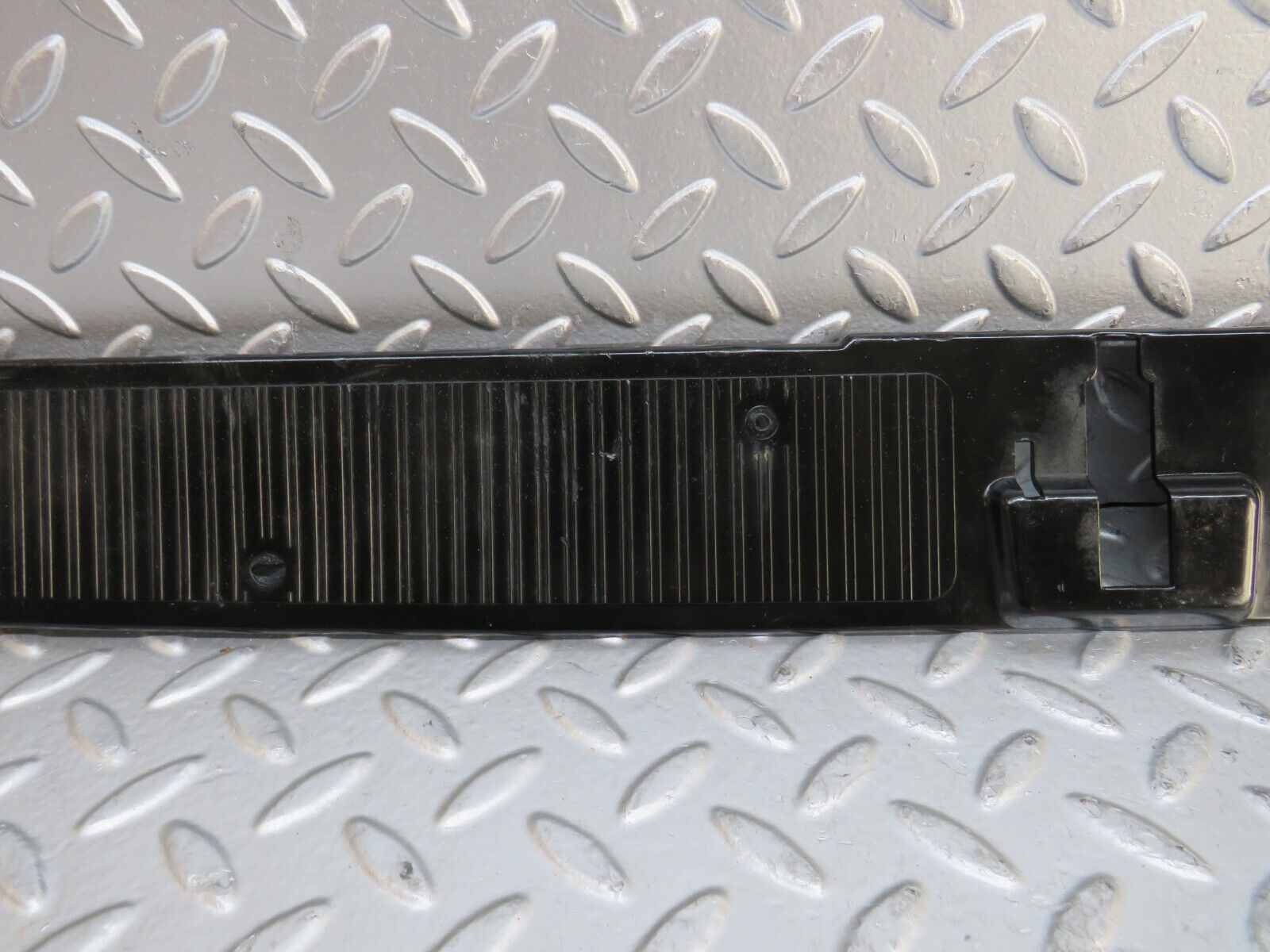 28215 Mercedes-Benz S123 240D Wagon Trunk Lock Cover Trim 1237470135