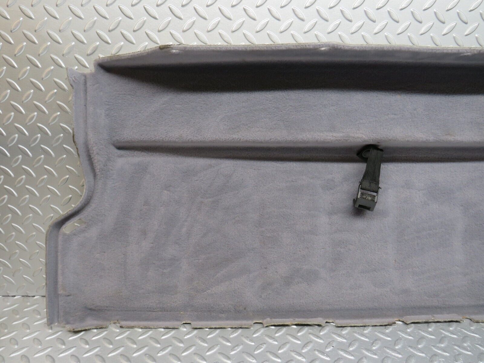 39368 Mercedes-Benz R129 320SL Coupe Fuel Tank Cover Plate Carpet Grey 1296903141