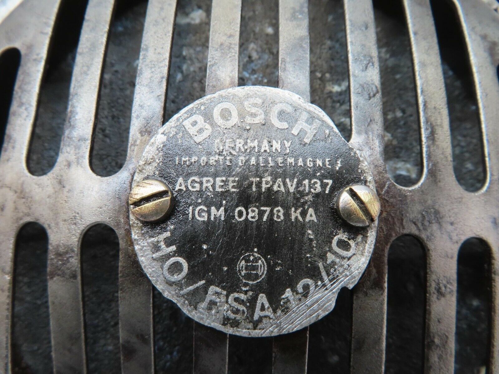 13170 Mercedes-Benz W111 220S Horn Bosch HO/FSA 12/9