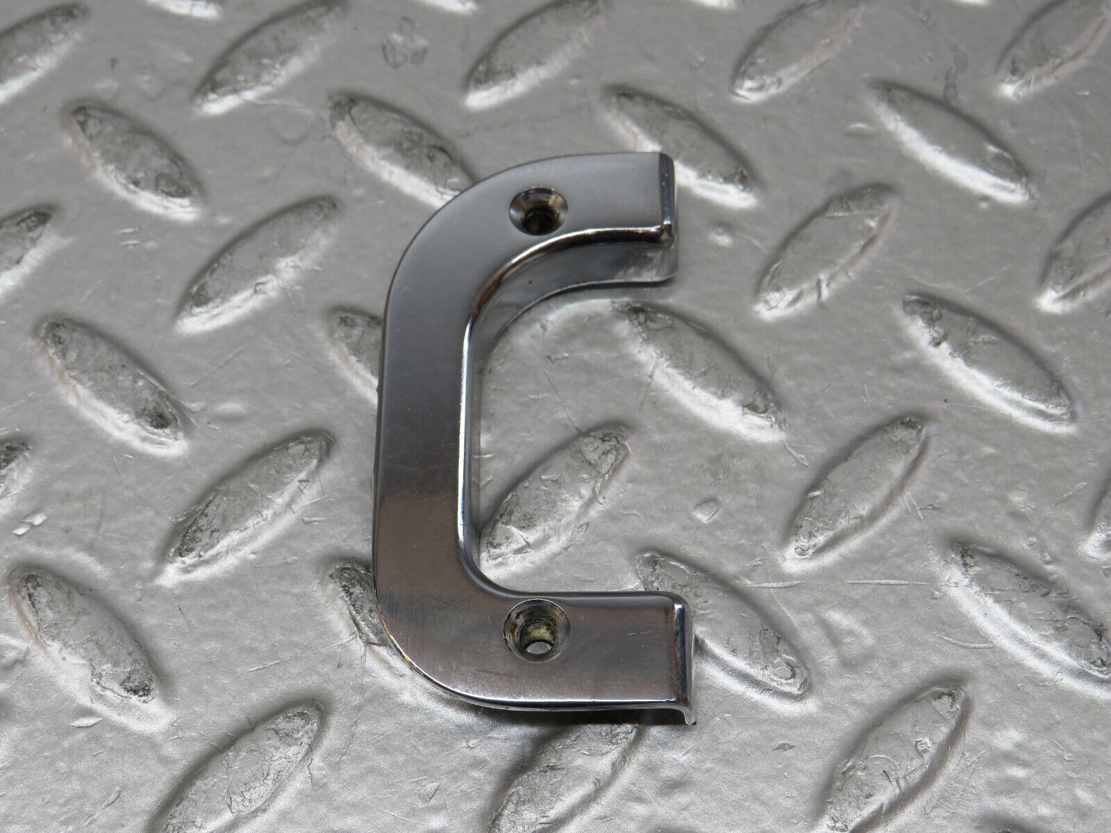 26799 Mercedes-Benz W123 240D Right Interior Door Chrome Latch Trim 1237230224