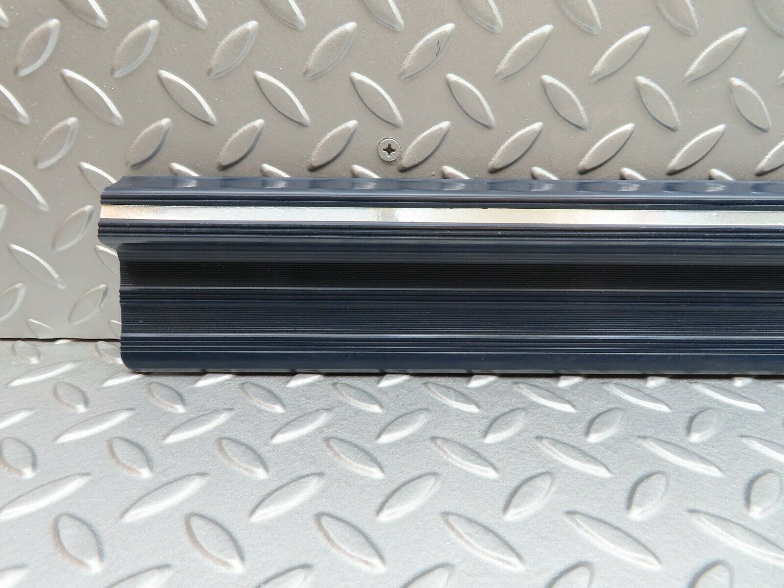 4917 Mercedes-Benz W123 230E Front Right Door Sill Trim Blue