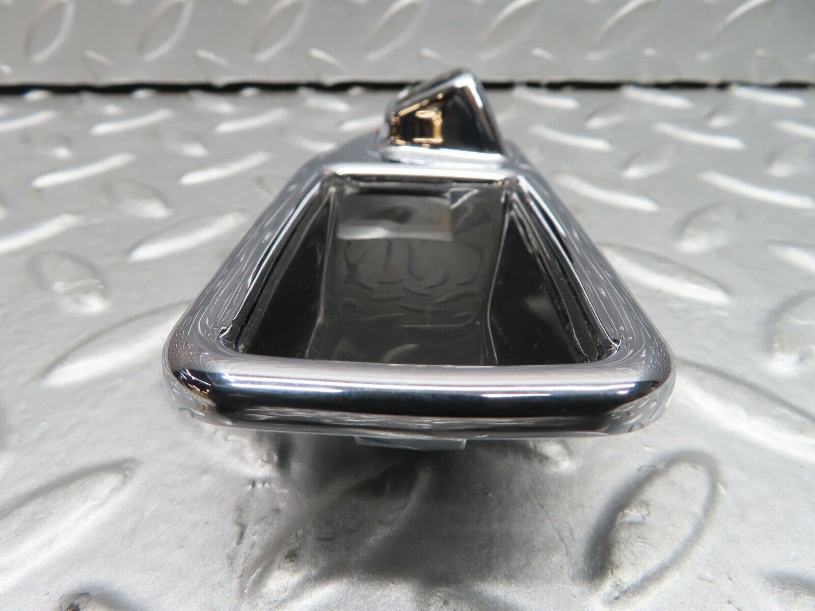 21079 Mercedes-Benz W123 230E Chrome Frame For Door Opener Left 1167660111