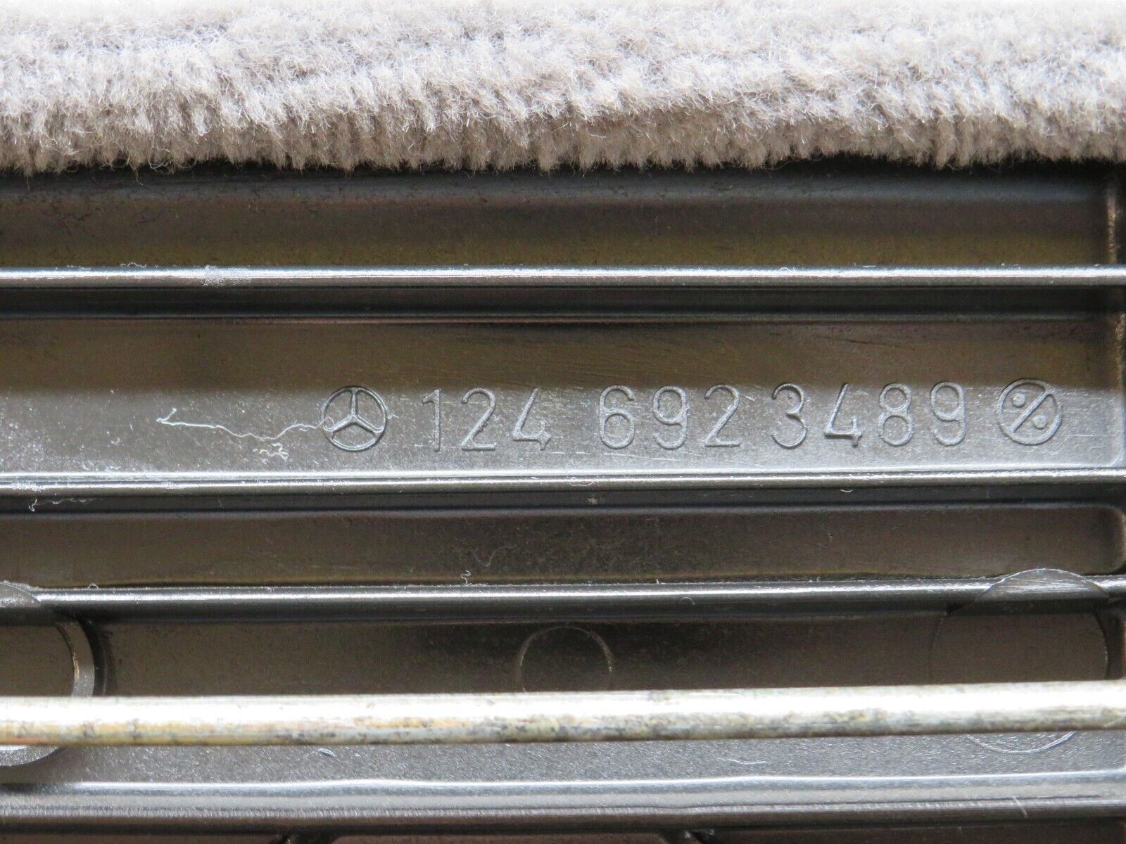 32350 Mercedes-Benz S124 300TE Trunk Side Panel Cover Right Grey 1246923489