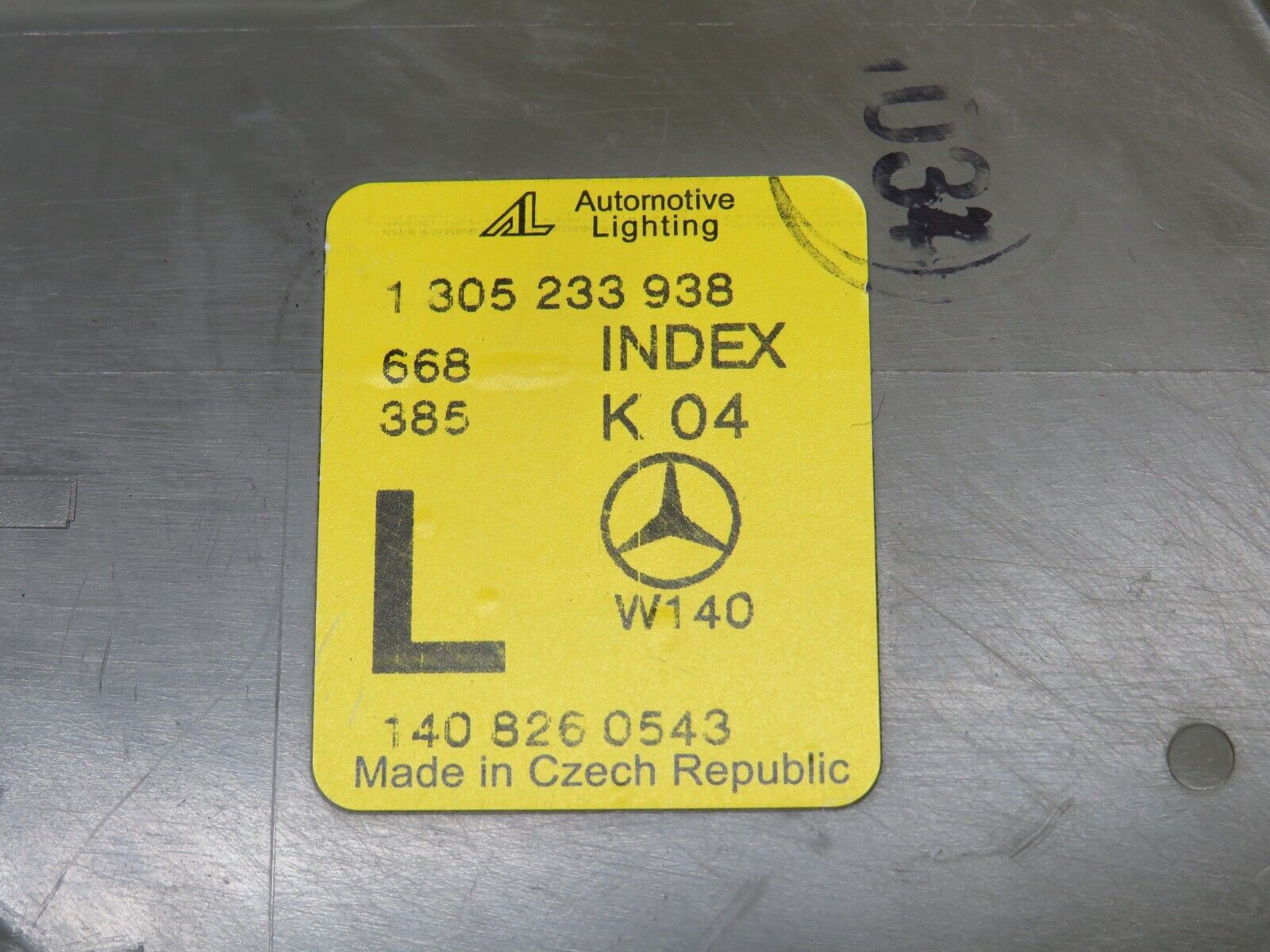 35326 Mercedes-Benz W140 Indicator Clear Front Left 1408260543 1305233938