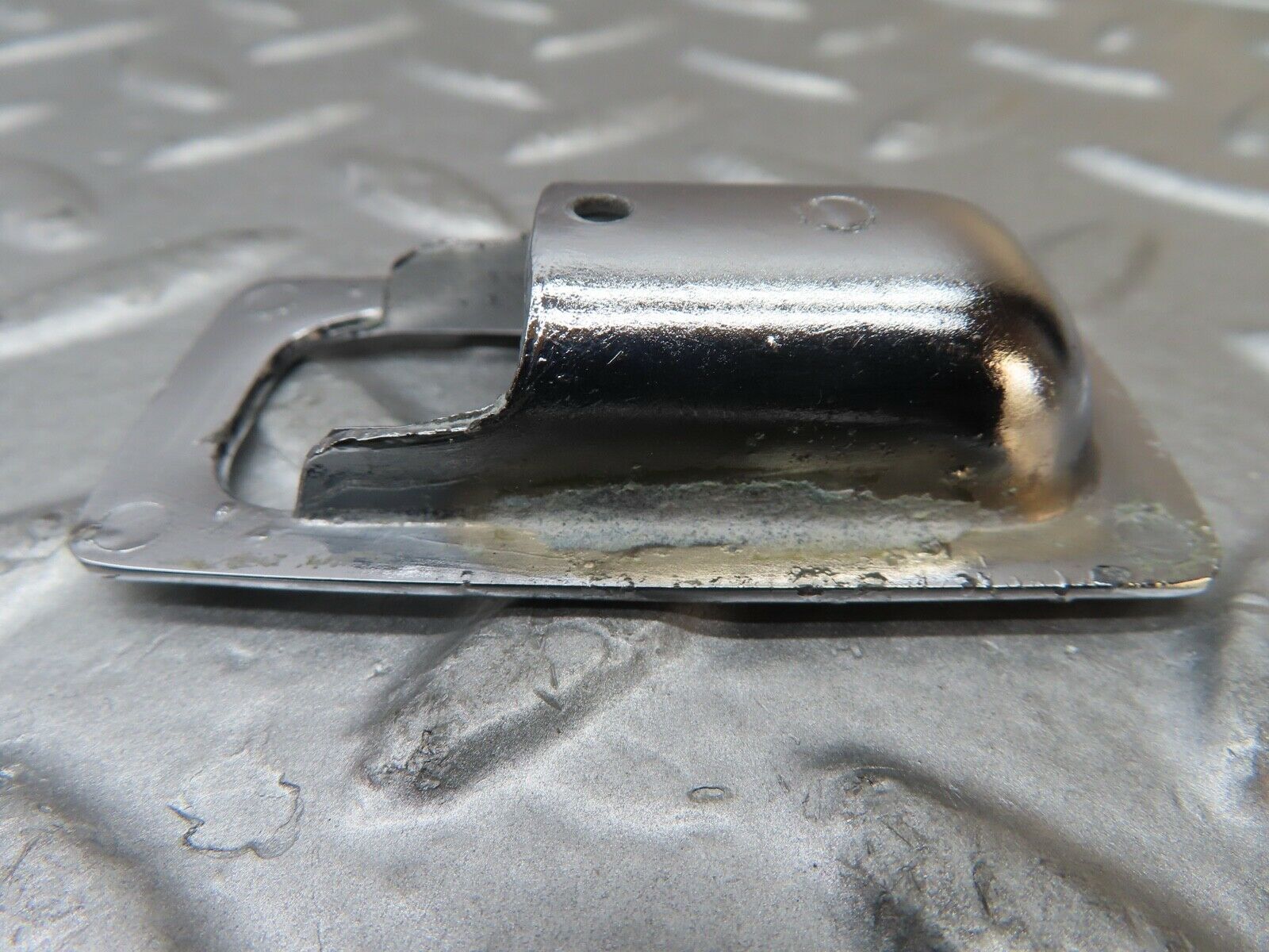 20838 Mercedes-Benz W114 250CE Coupe Door Lock Handle Surround Chrome