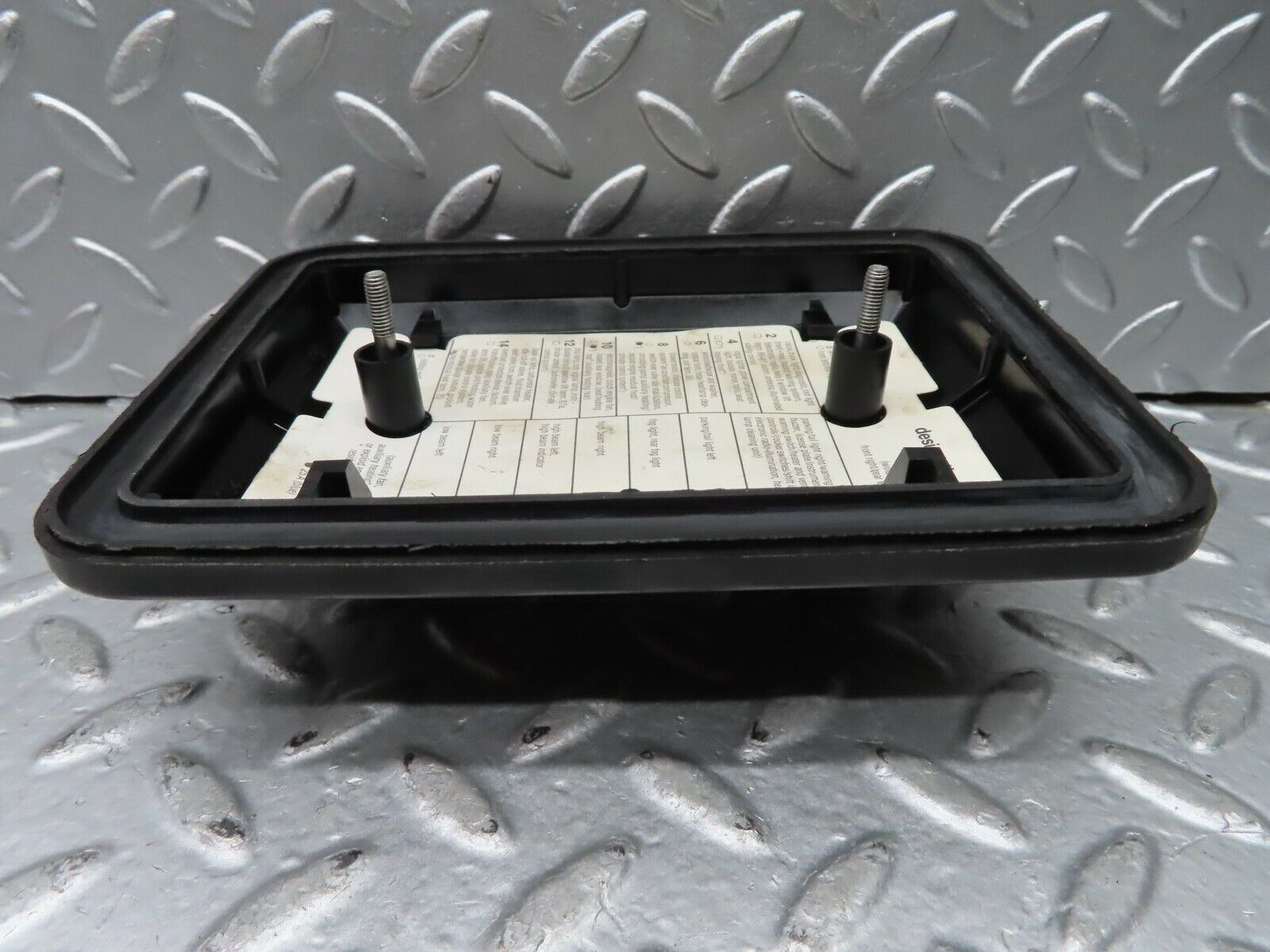 21191 Mercedes-Benz W123 230E Fuse Box Lid 1235400082