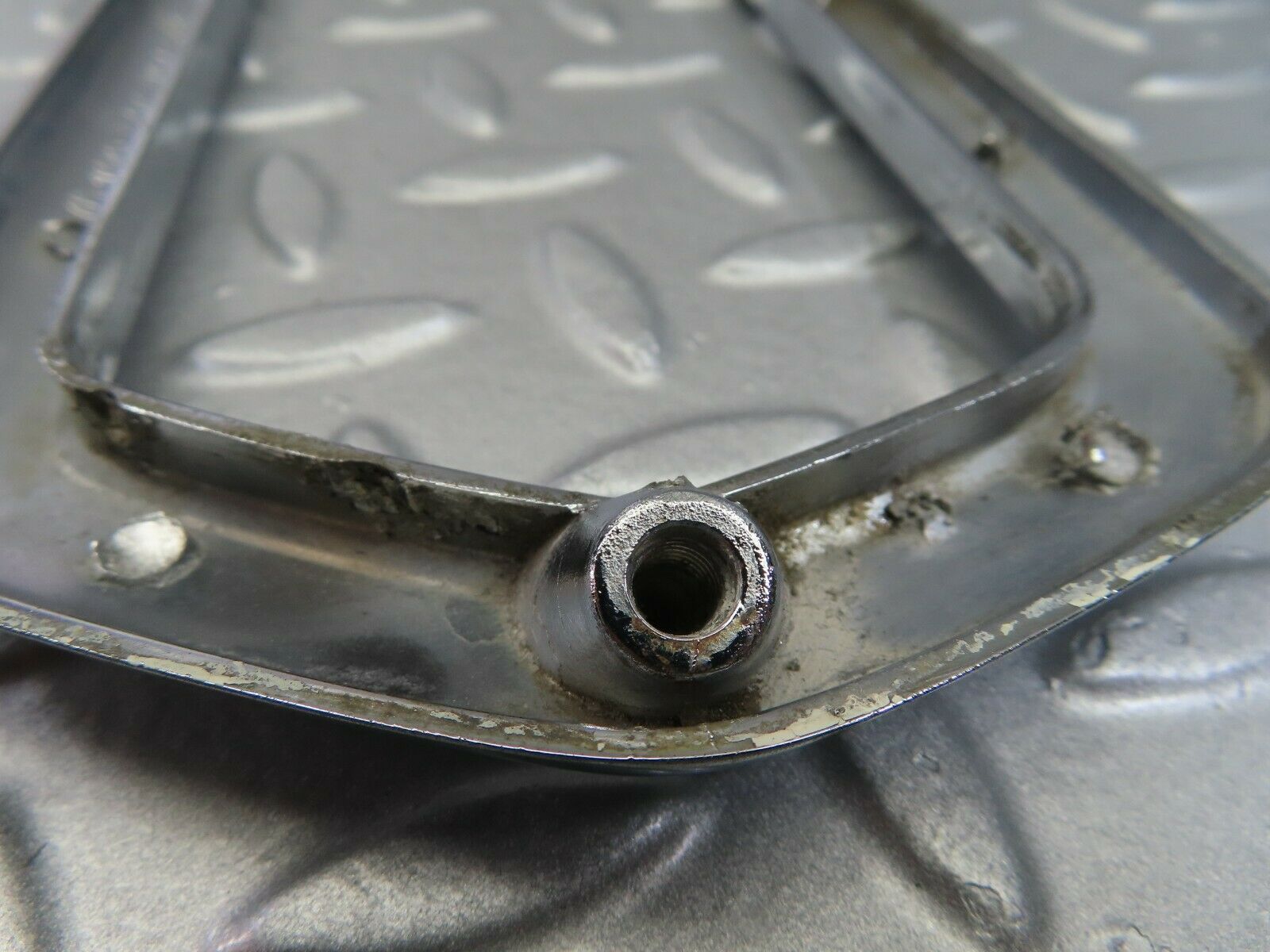 8835 Mercedes-Benz W108 Tail Light Chrome Frame Right 1088260259