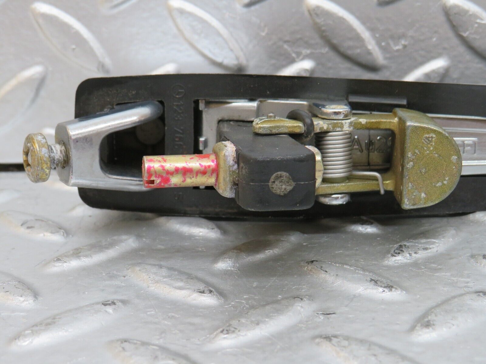 28165 Mercedes-Benz W123 280E Rear Right Exterior Chrome Handle 1237600359