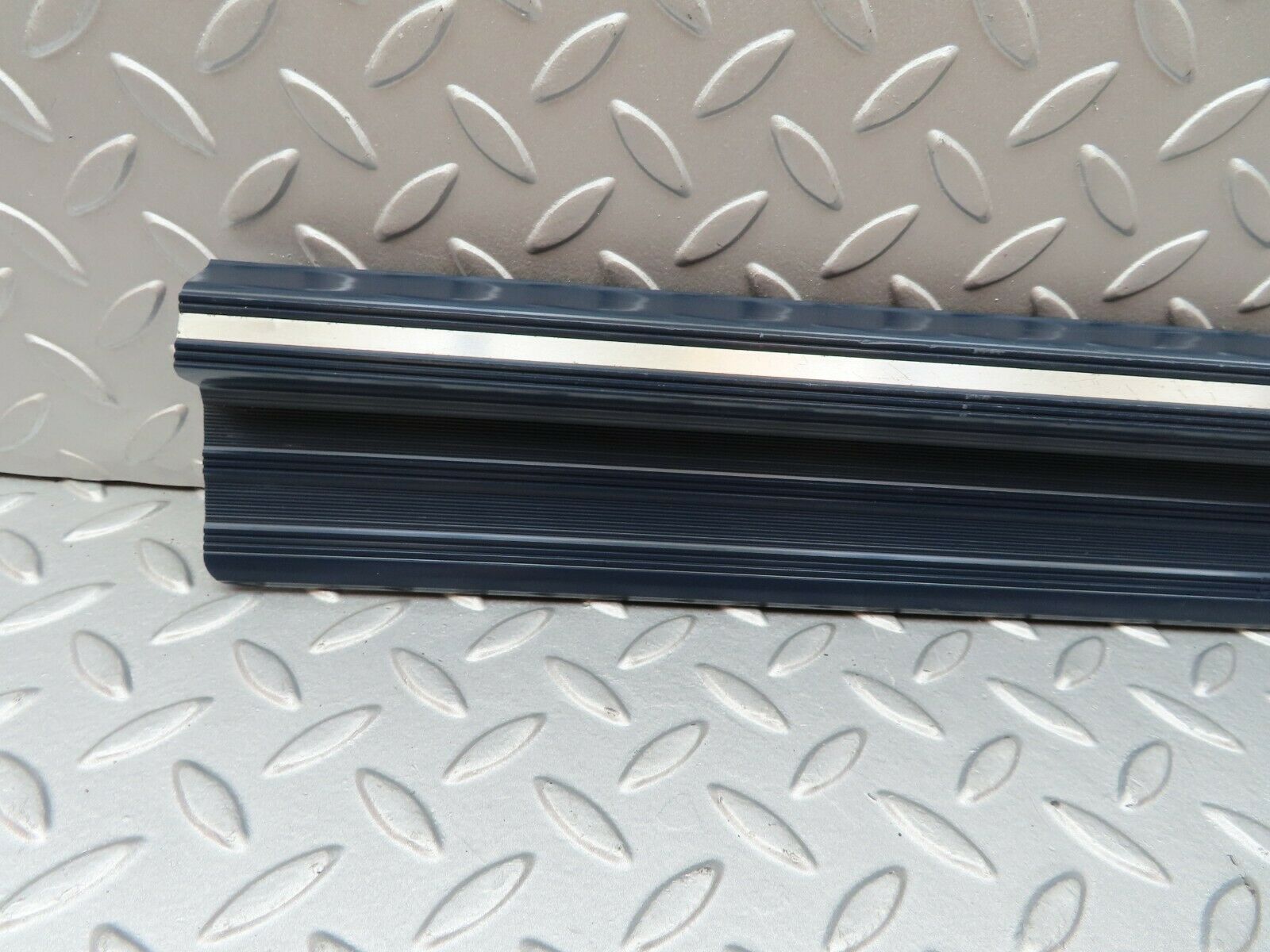 4361 Mercedes-Benz W123 230E Front Left Door Sill Trim Blue