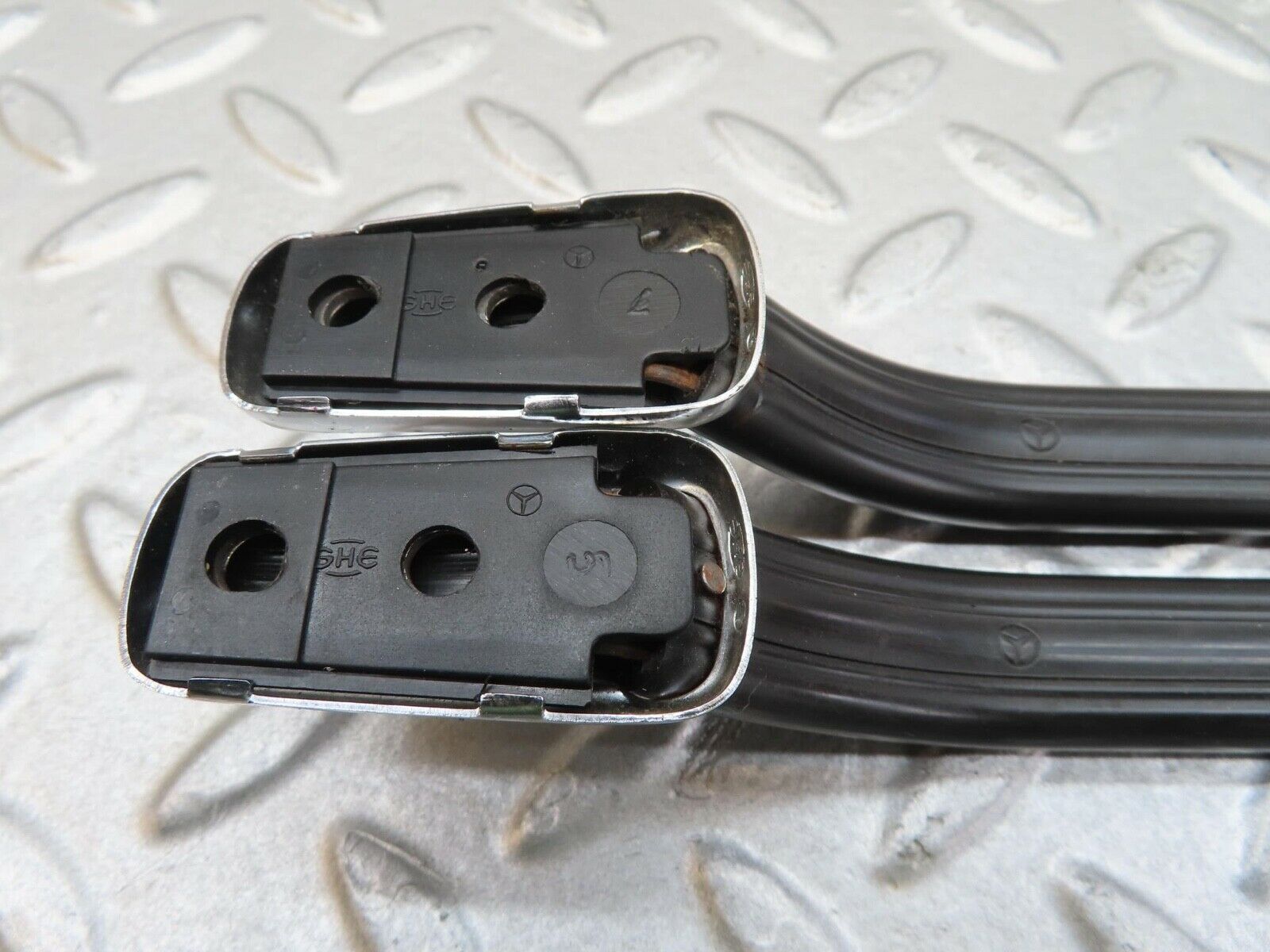14266 Mercedes-Benz W116 350SE Interior Roof Grab Handle Set
