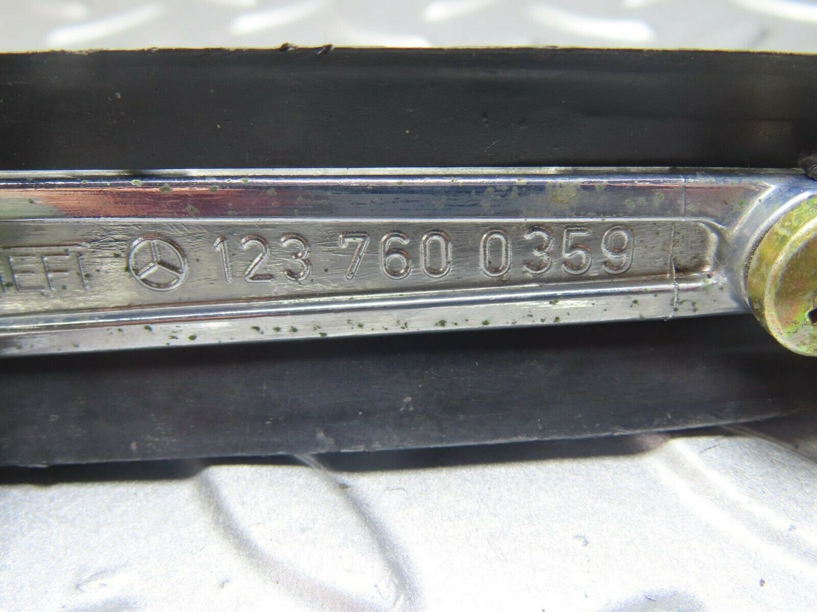 8760 Mercedes-Benz W123 Exterior Chrome Door Handle Rear Right 1237600359