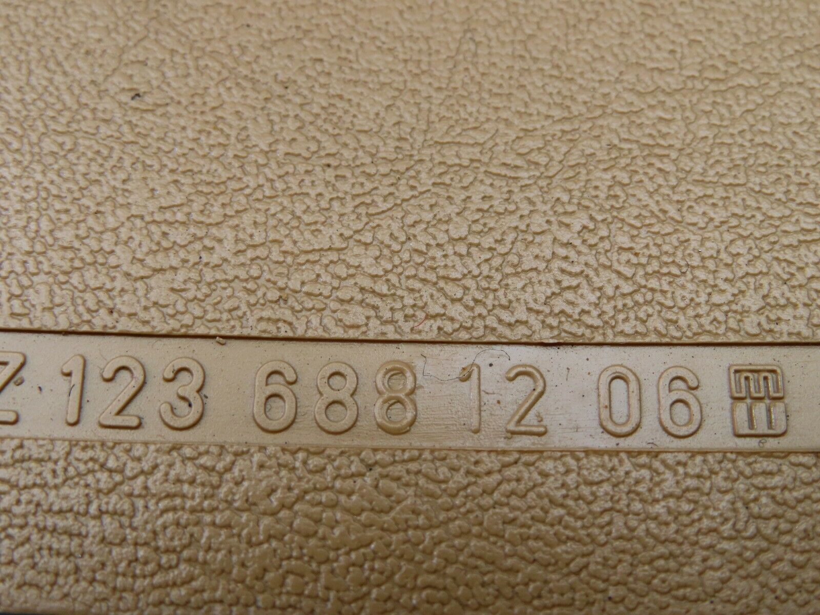 5832 Mercedes-Benz W123 200 Front Right Kick Panel Trim 1236881206