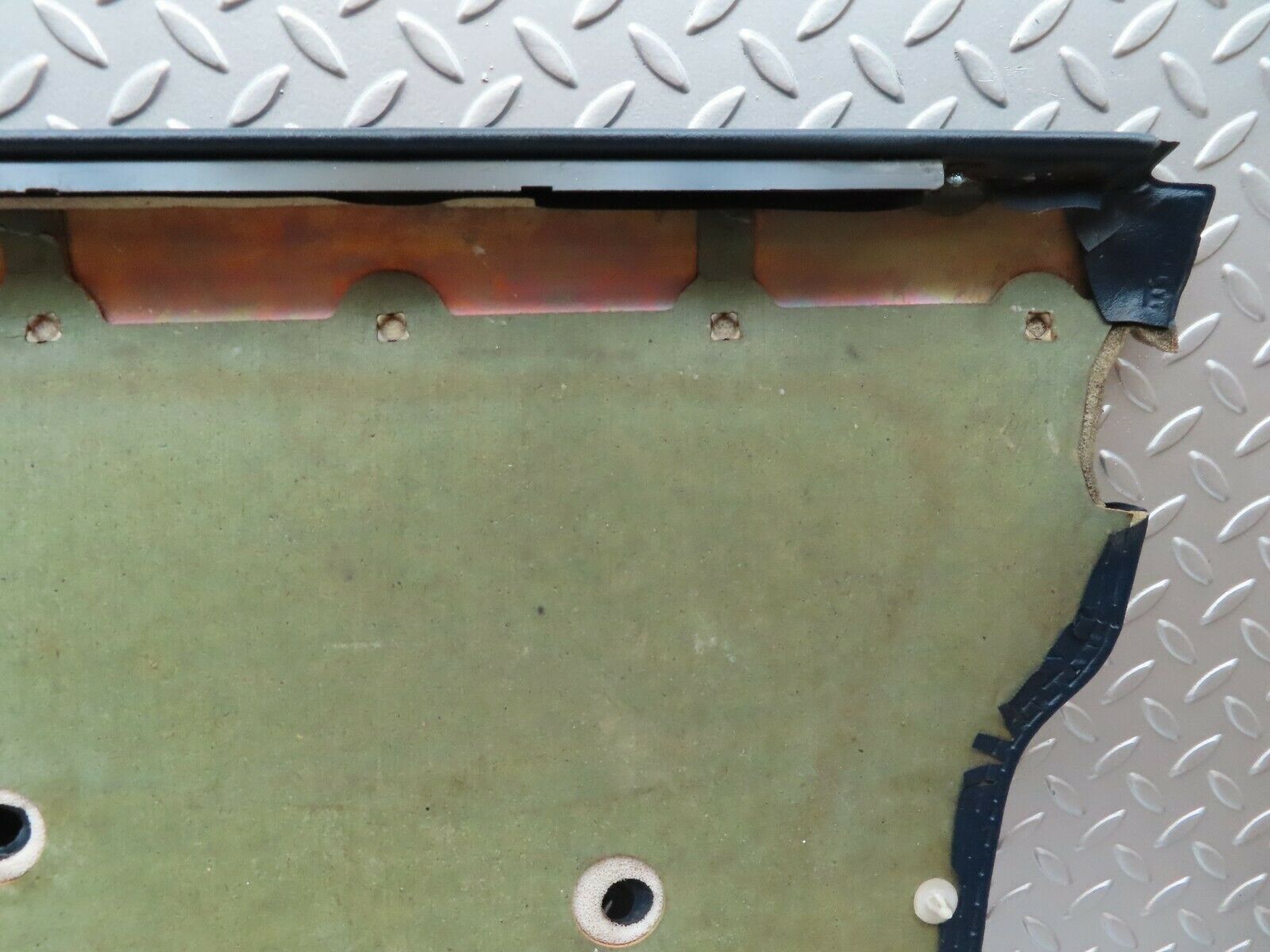 4366 Mercedes-Benz W123 230E Front Left Door Card Blue