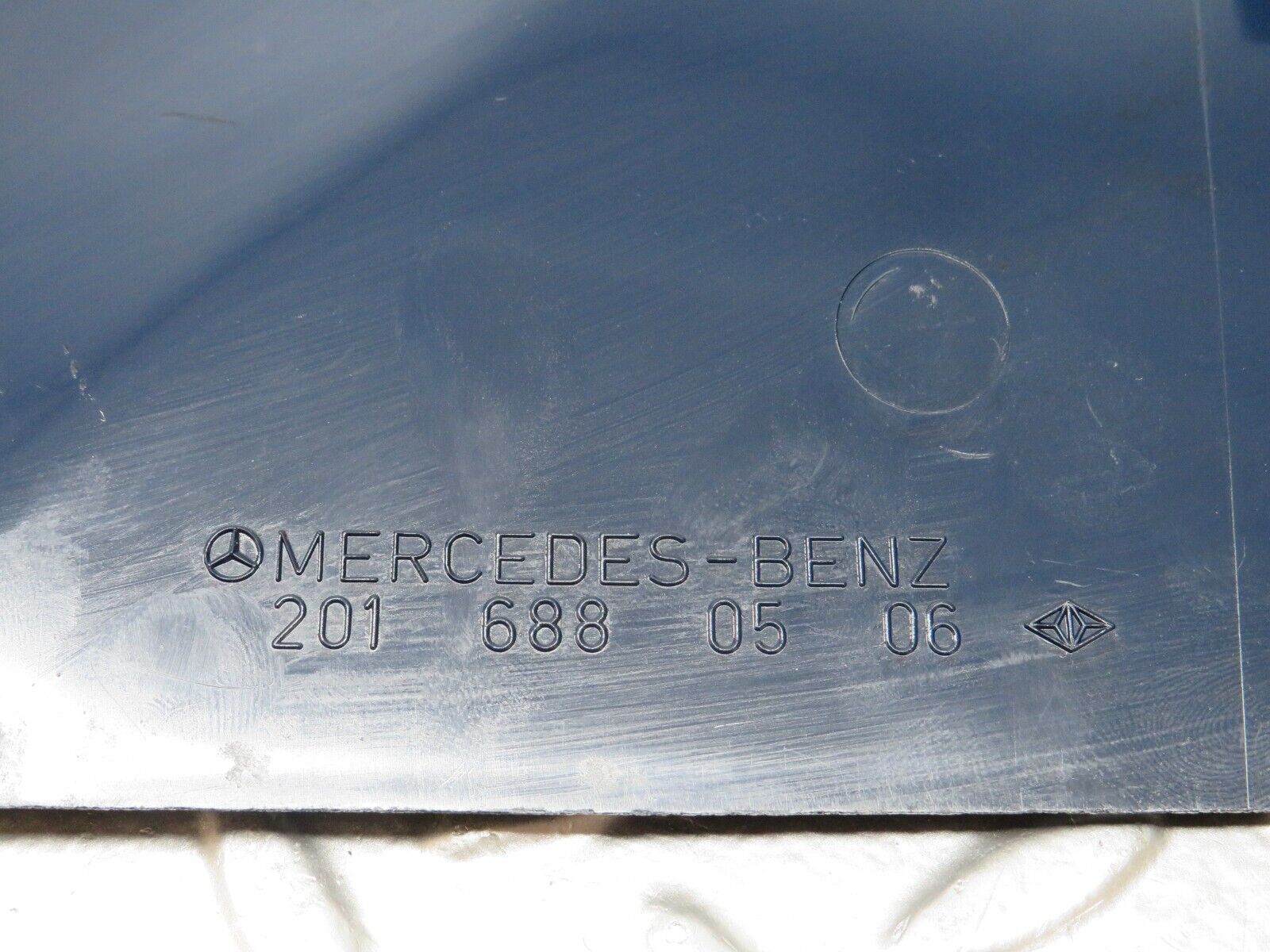 25146 Mercedes-Benz W201 190D Kick Panel Left Blue 2016880506